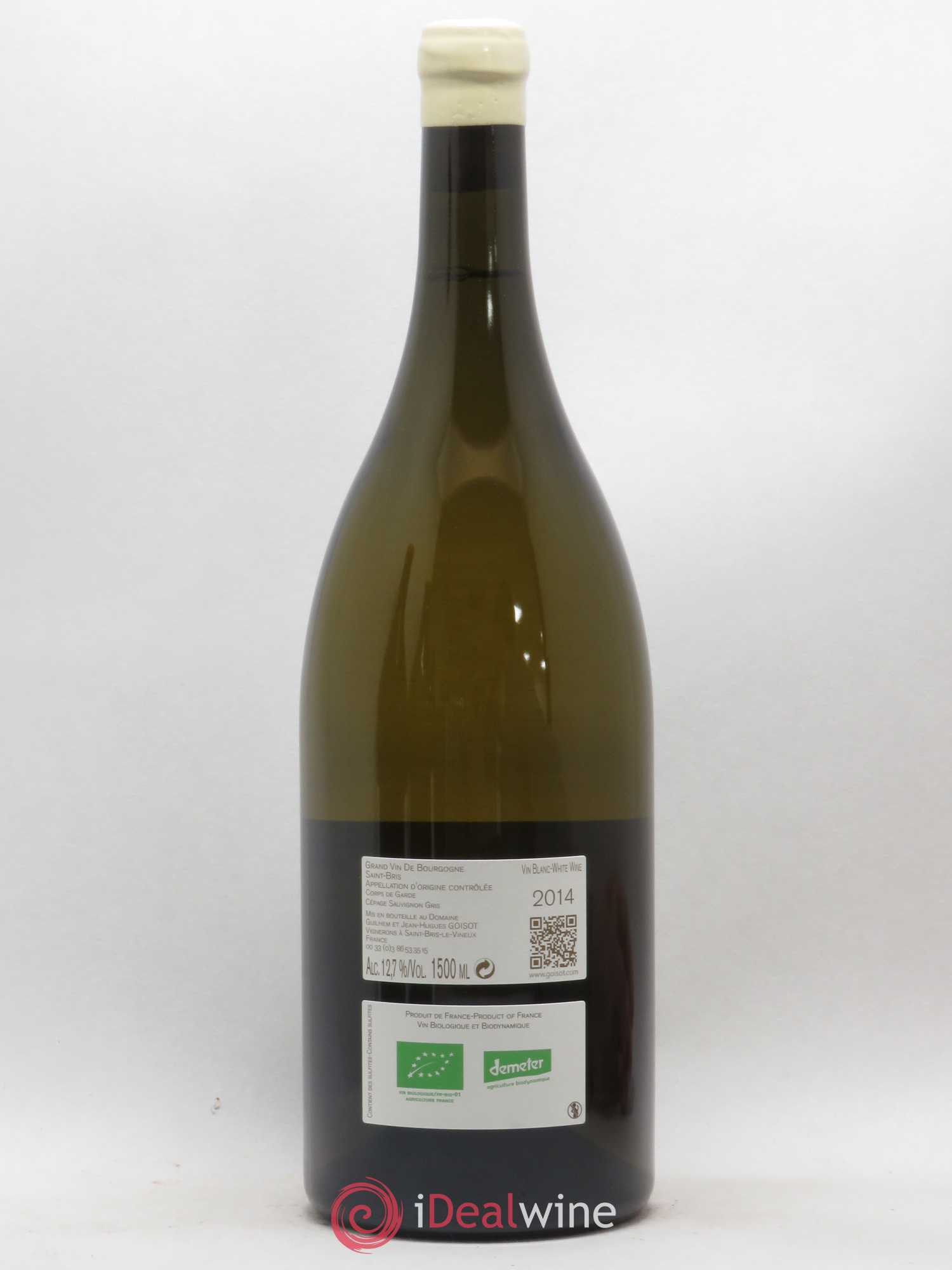 Saint-Bris Corps de Garde Goisot 2014 - Lot de 1 magnum - 1