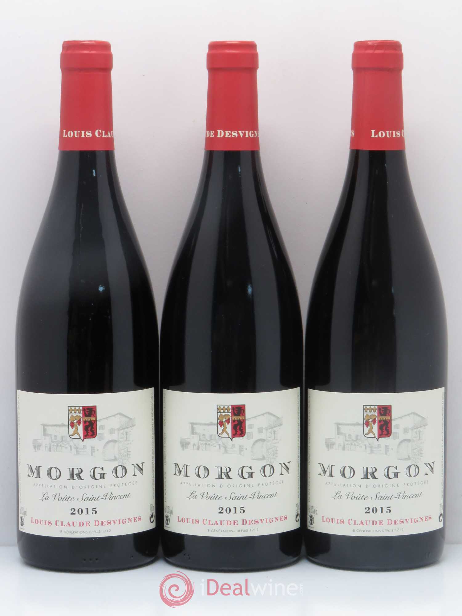 Morgon La Voûte Saint Vincent Louis-Claude Desvignes 2015 - Lot de 6 bouteilles - 2