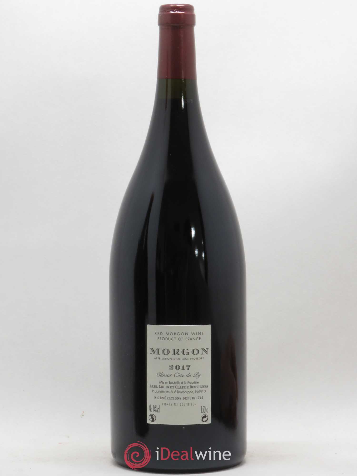 Morgon Côte de Py Javernières Louis-Claude Desvignes 2017 - Lot de 1 magnum - 1
