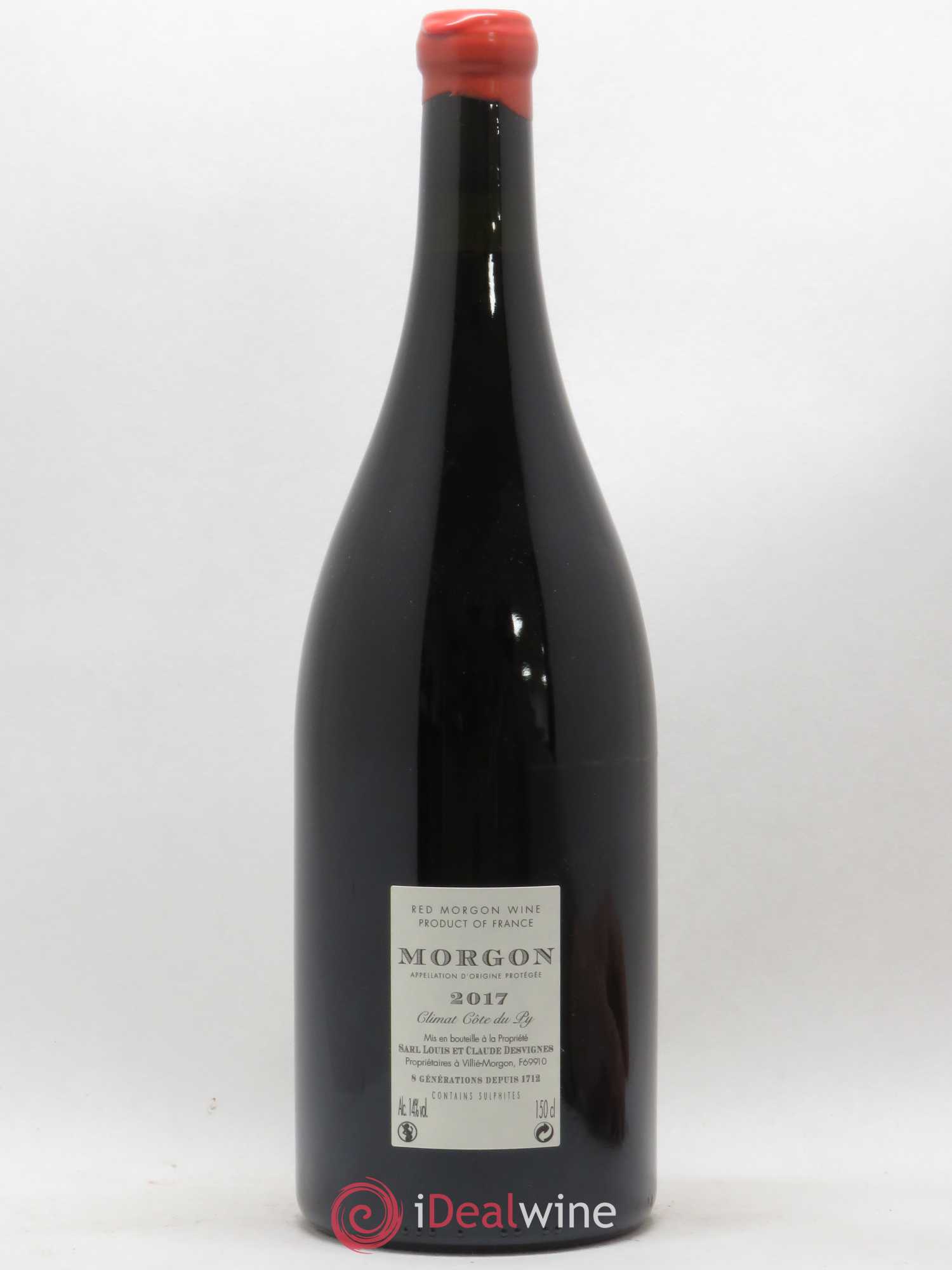 Morgon Côte du Py Louis-Claude Desvignes 2017 - Lot de 1 magnum - 1
