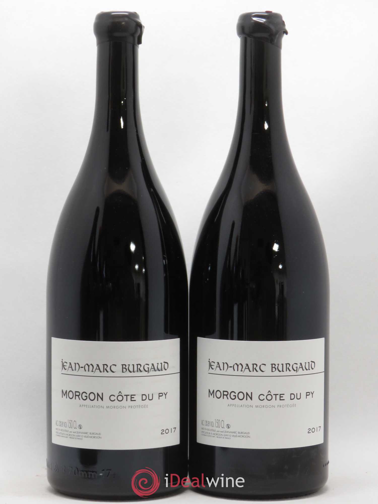 Morgon Côte du Py Jean-Marc Burgaud (Domaine) (sans prix de réserve) 2017 - Lot de 2 magnums - 0