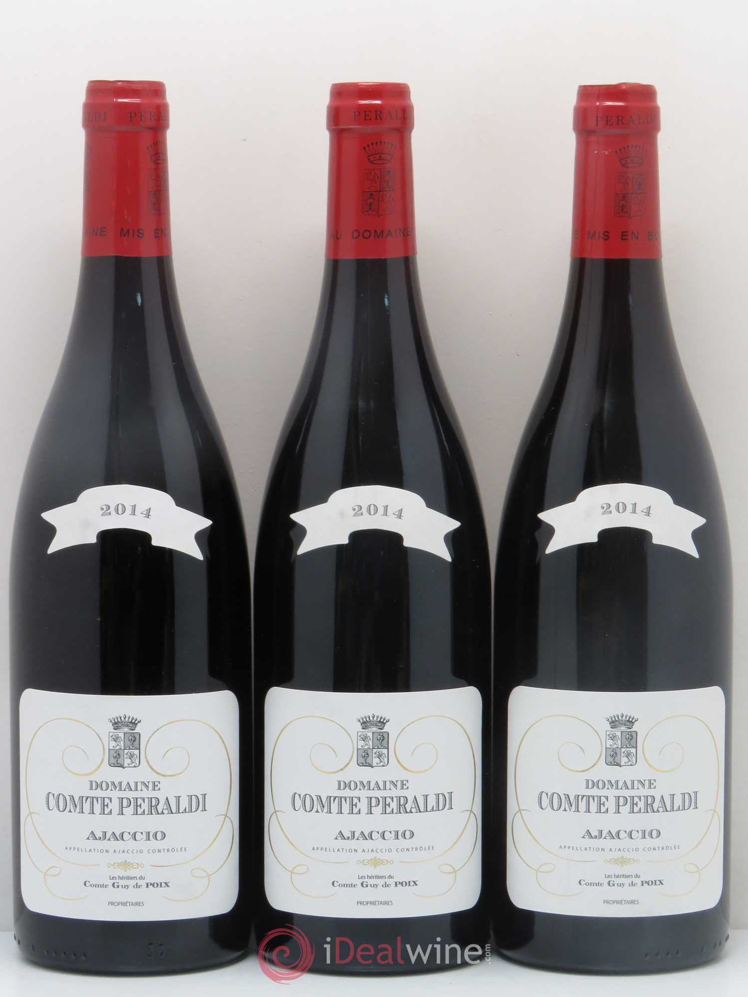 Ajaccio Comte Peraldi (sans prix de réserve) 2014 - Posten von 3 Flaschen - 0