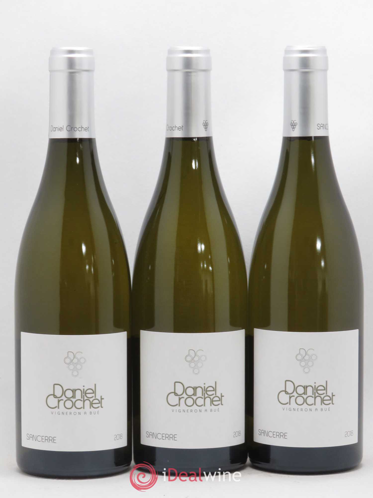 Sancerre Daniel Crochet (sans prix de réserve) 2018 - Posten von 3 Flaschen - 0