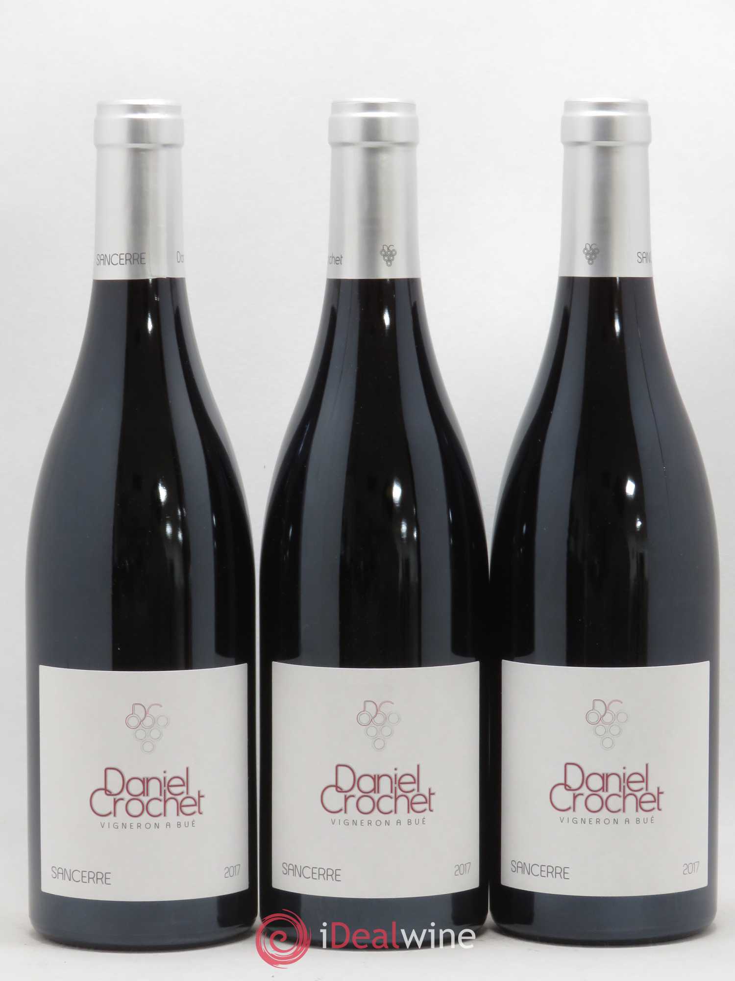 Sancerre Daniel Crochet (sans prix de réserve) 2017 - Lotto di 3 bottiglie - 0