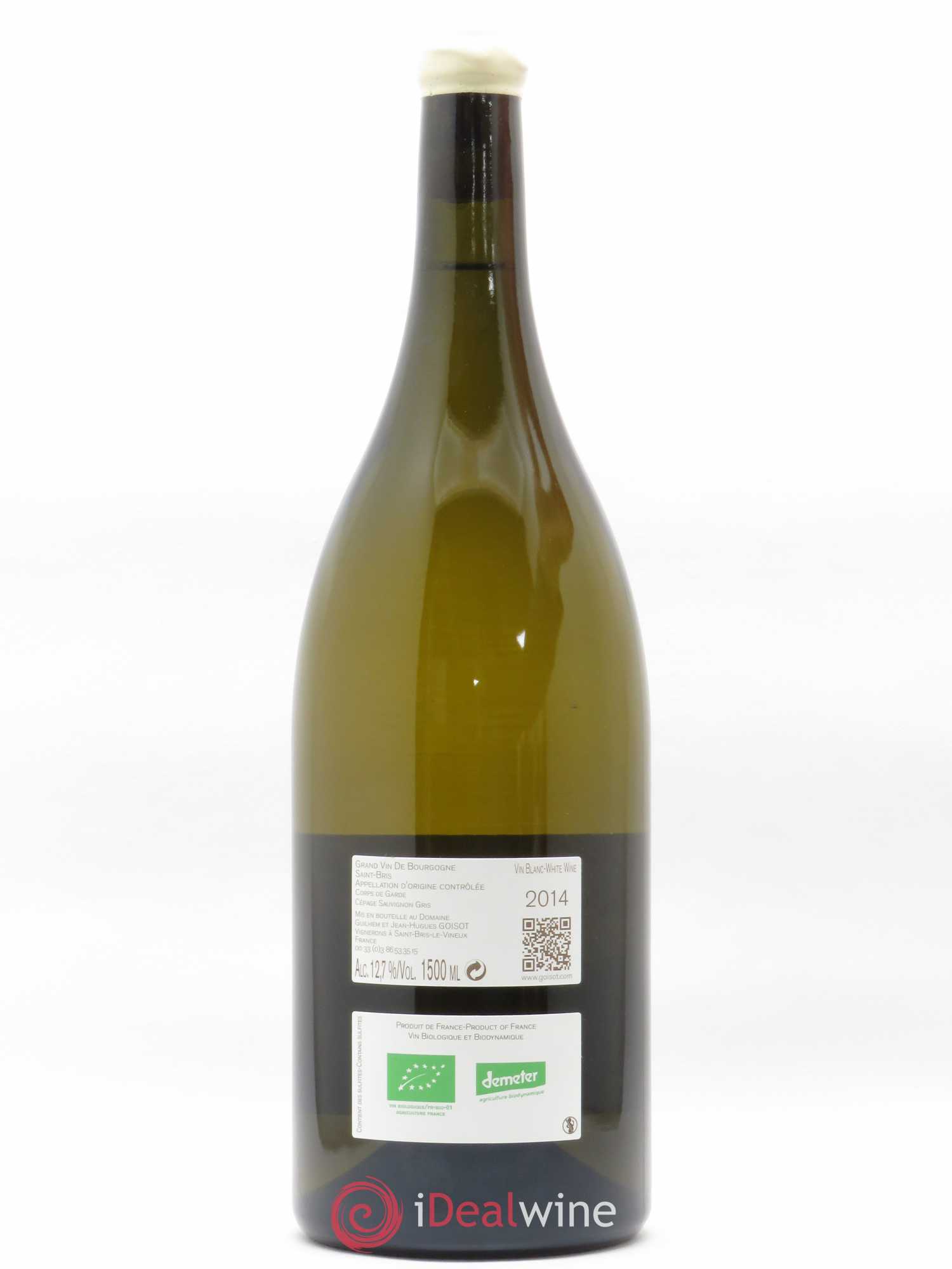 Saint-Bris Corps de Garde Goisot 2014 - Lot de 1 magnum - 1