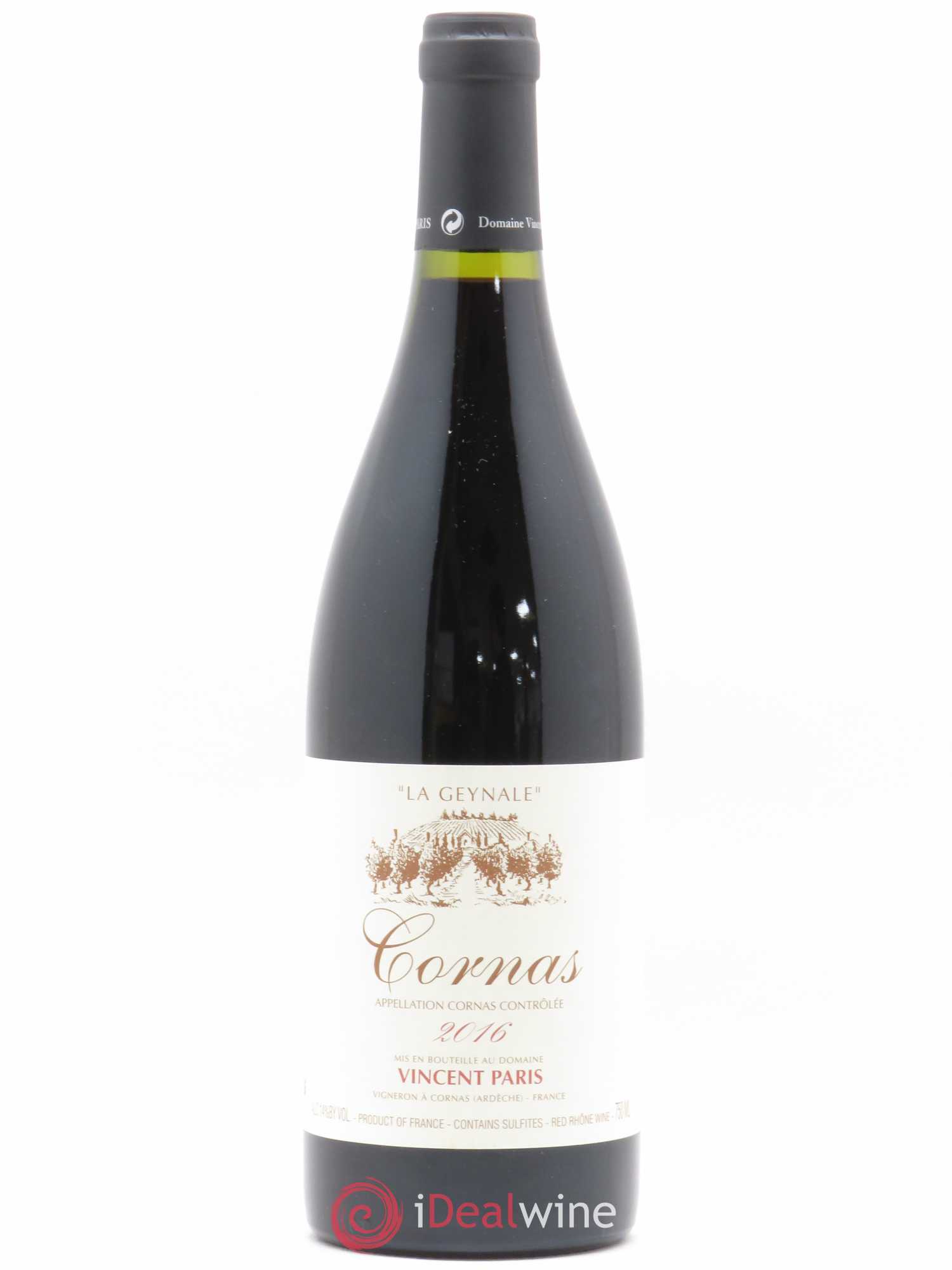 Cornas La Geynale Vincent Paris 2016 - Lot de 1 bouteille - 0