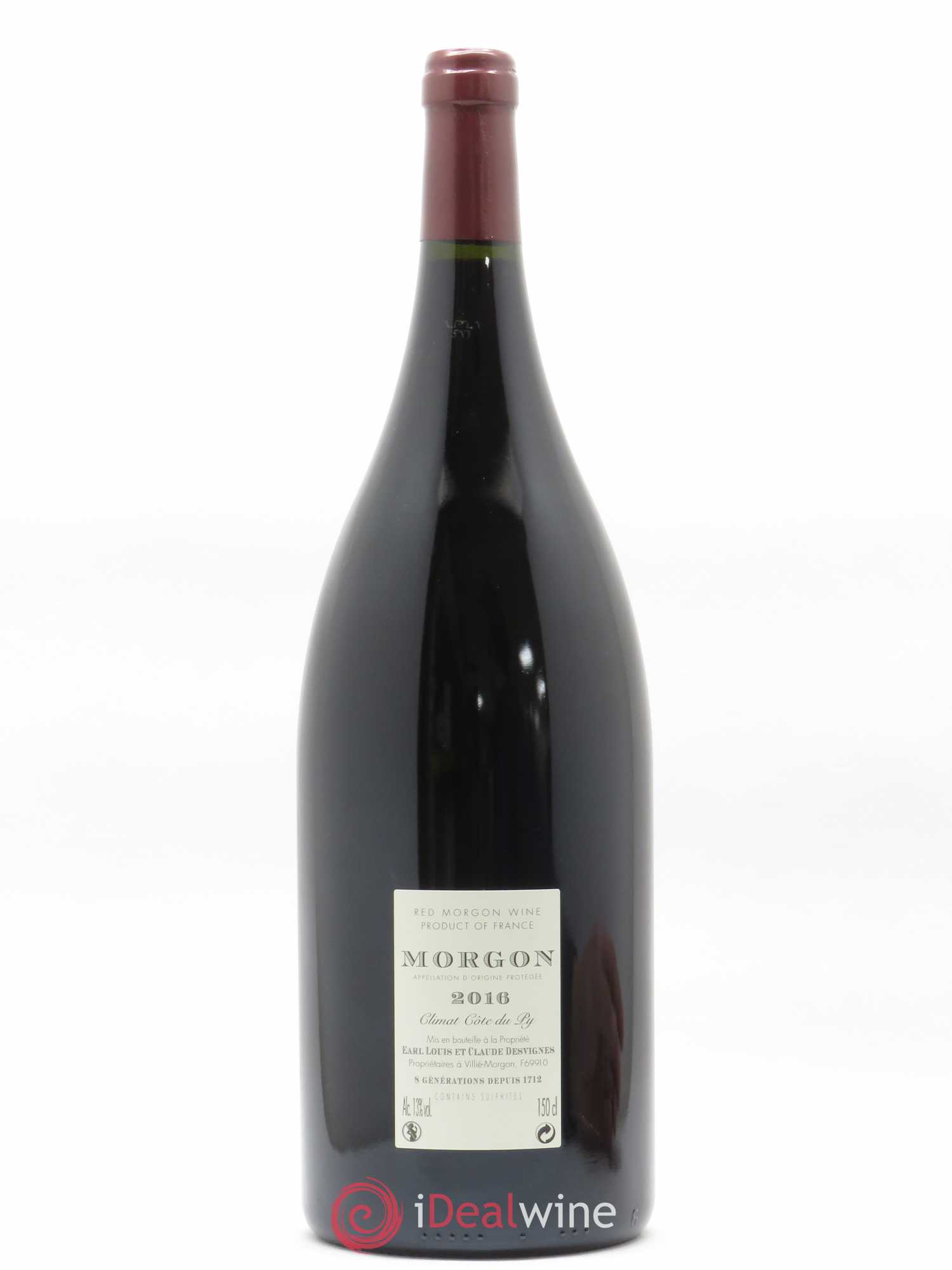 Morgon Côte du Py Louis-Claude Desvignes (sans prix de réserve) 2016 - Lot de 1 magnum - 1