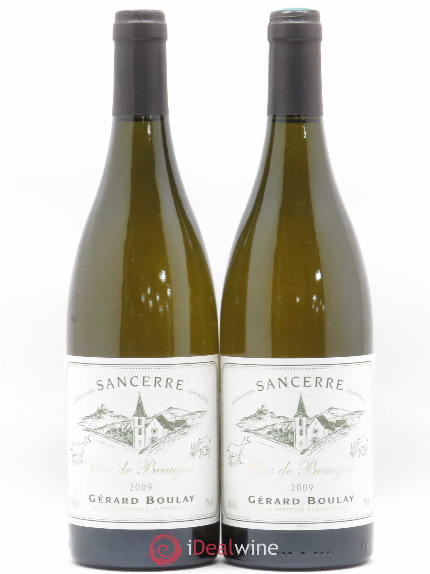 Sancerre Clos de Beaujeu Gérard Boulay 2009 - Lot de 2 bouteilles - 0