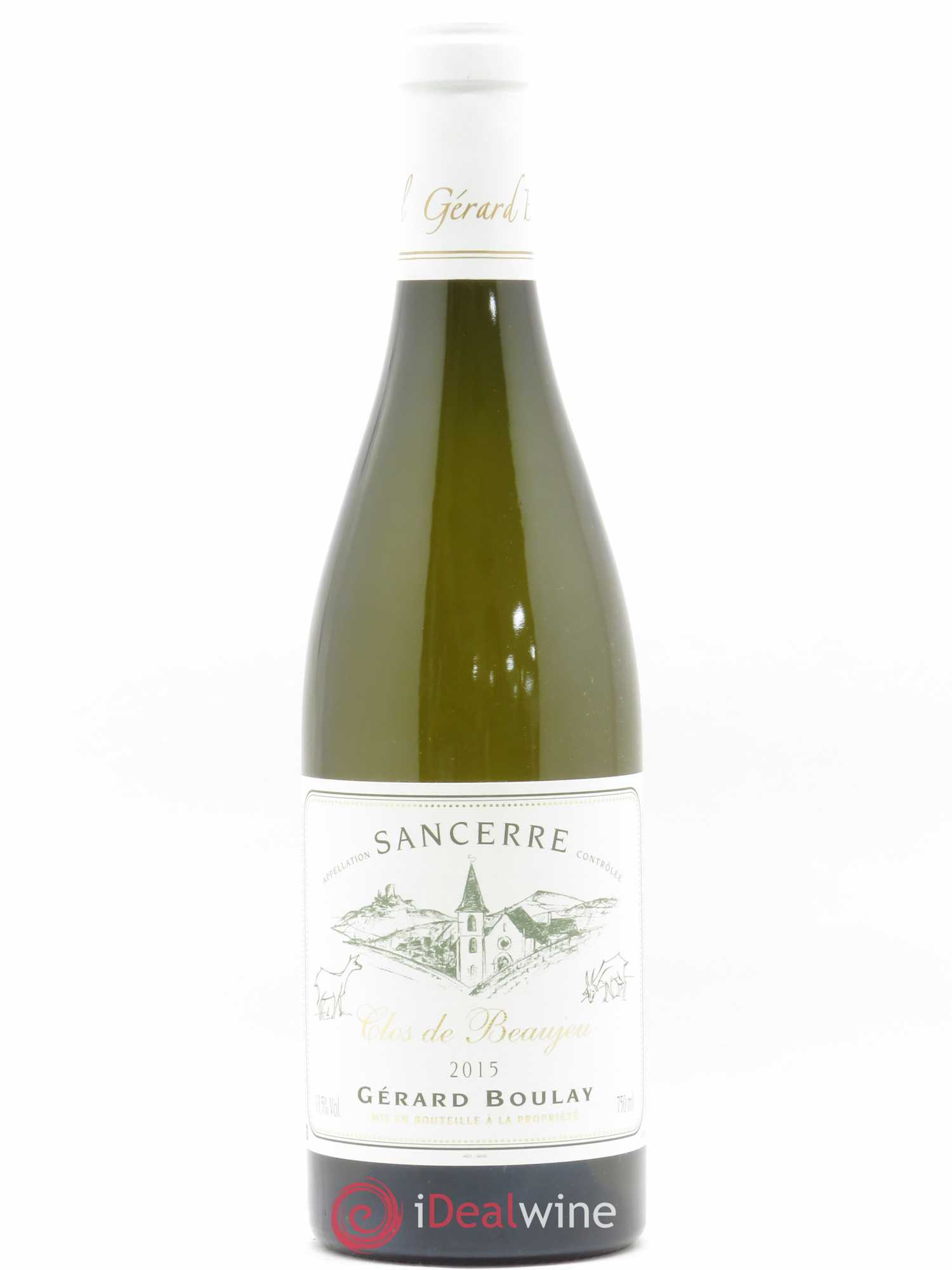 Sancerre Clos de Beaujeu Gérard Boulay 2015 - Posten von 1 Flasche - 0