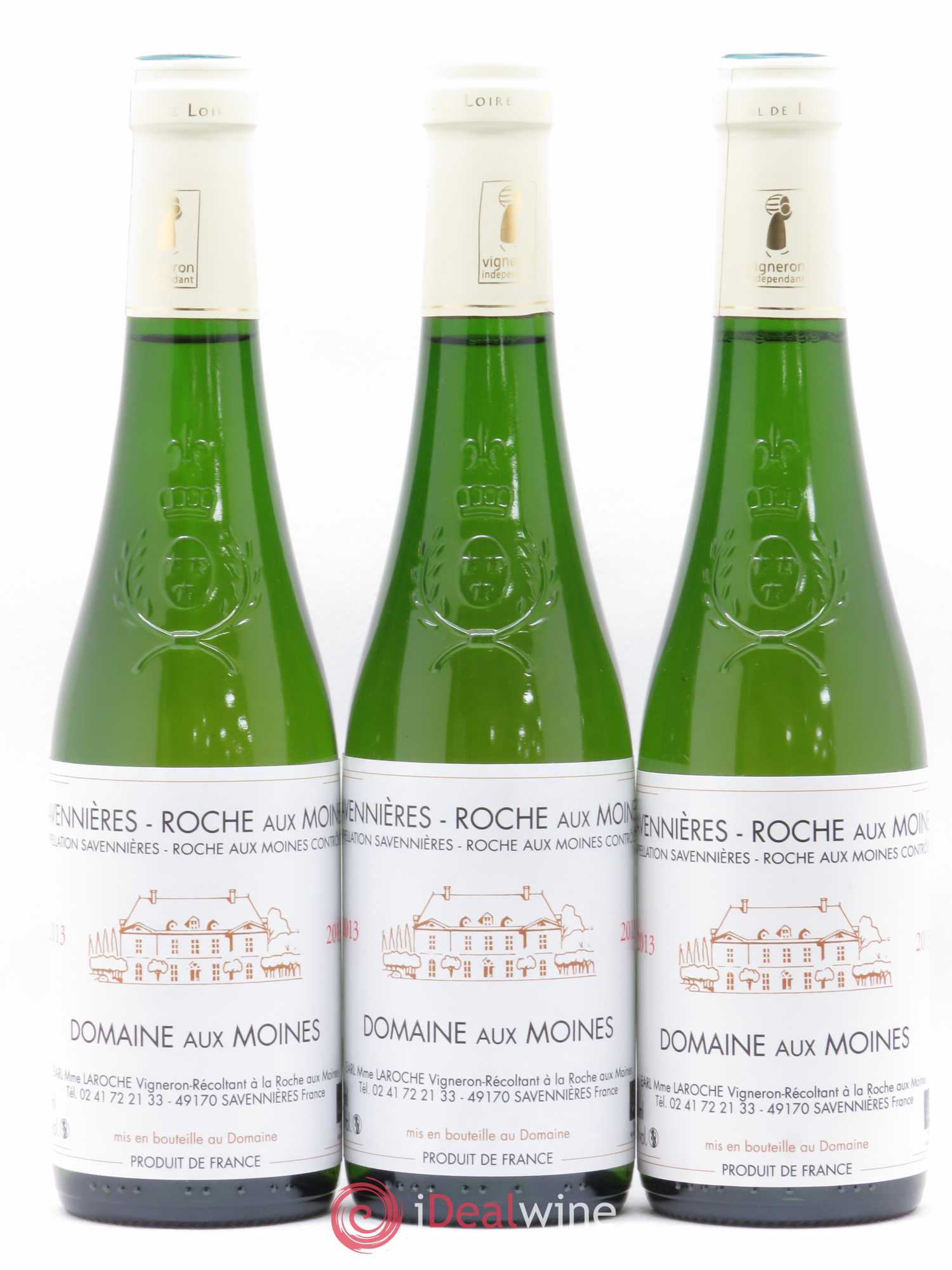 Savennières Roche aux Moines Domaine aux Moines (sans prix de réserve) 2013 - Posten von 6 Demi-Flaschen - 2