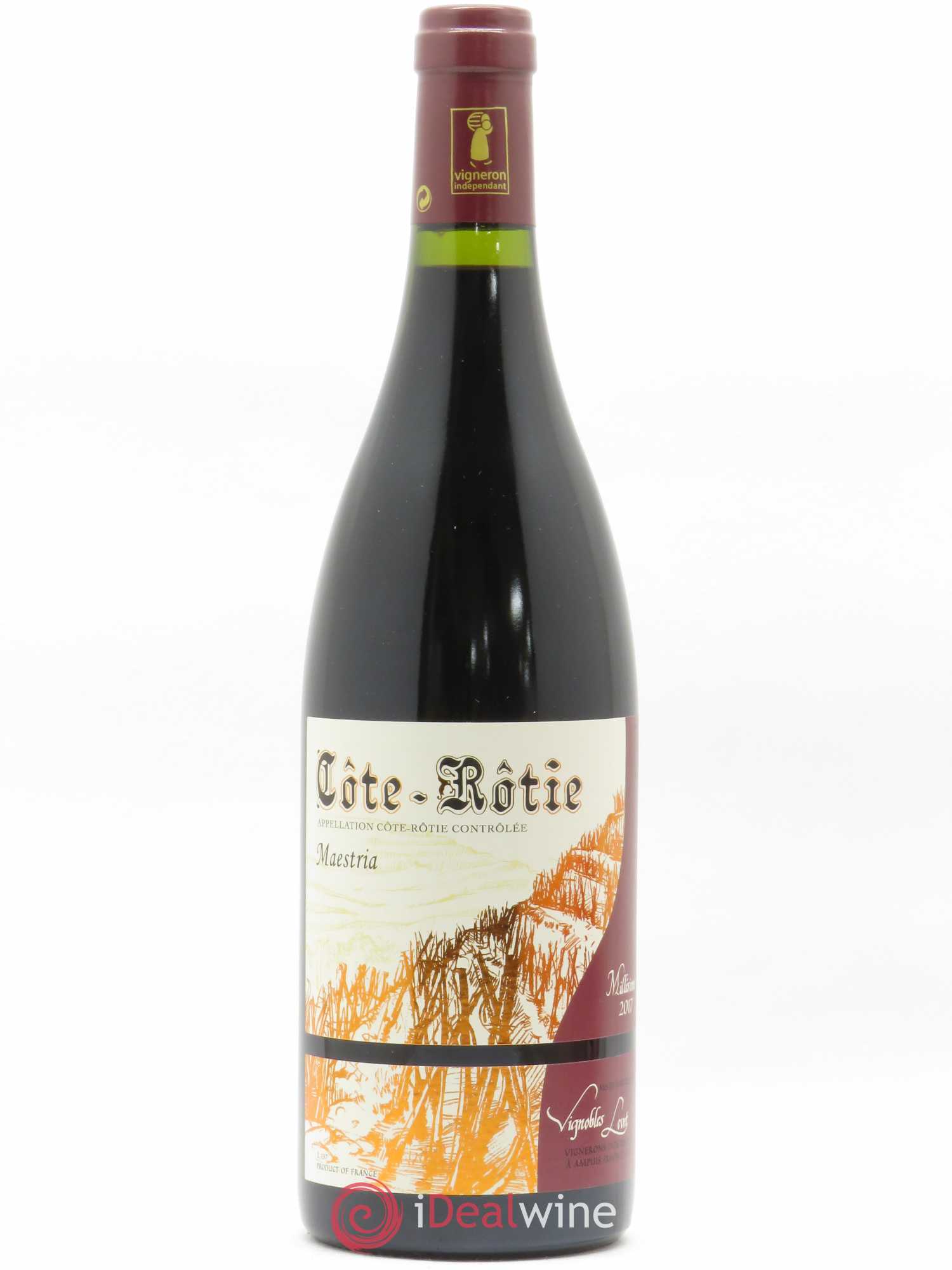 Côte-Rôtie Maestria Vignobles Levet 2017 - Lot de 1 bouteille - 0
