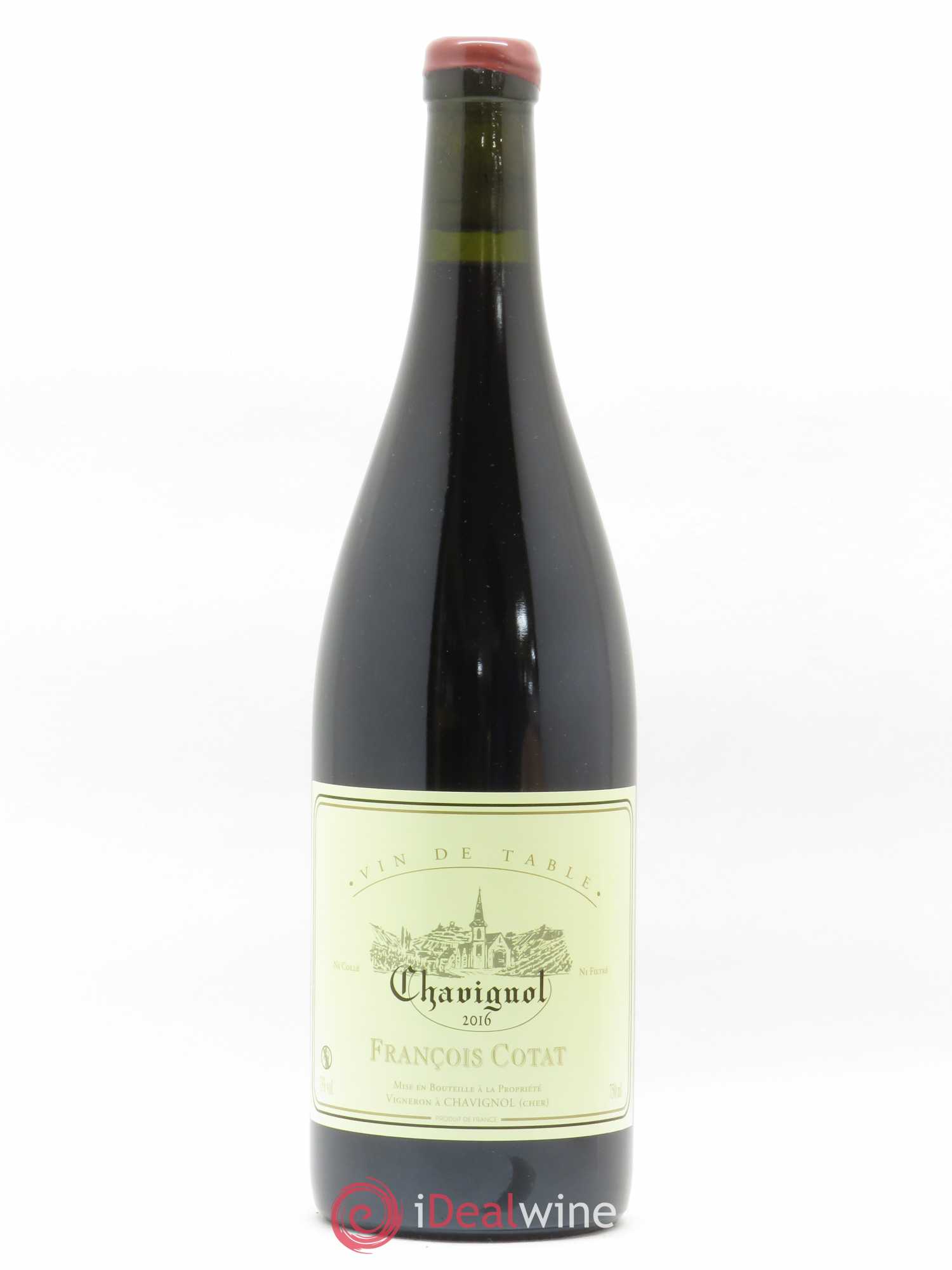 Vin de table - Chavignol François Cotat 2016 - Lot de 1 bouteille - 0