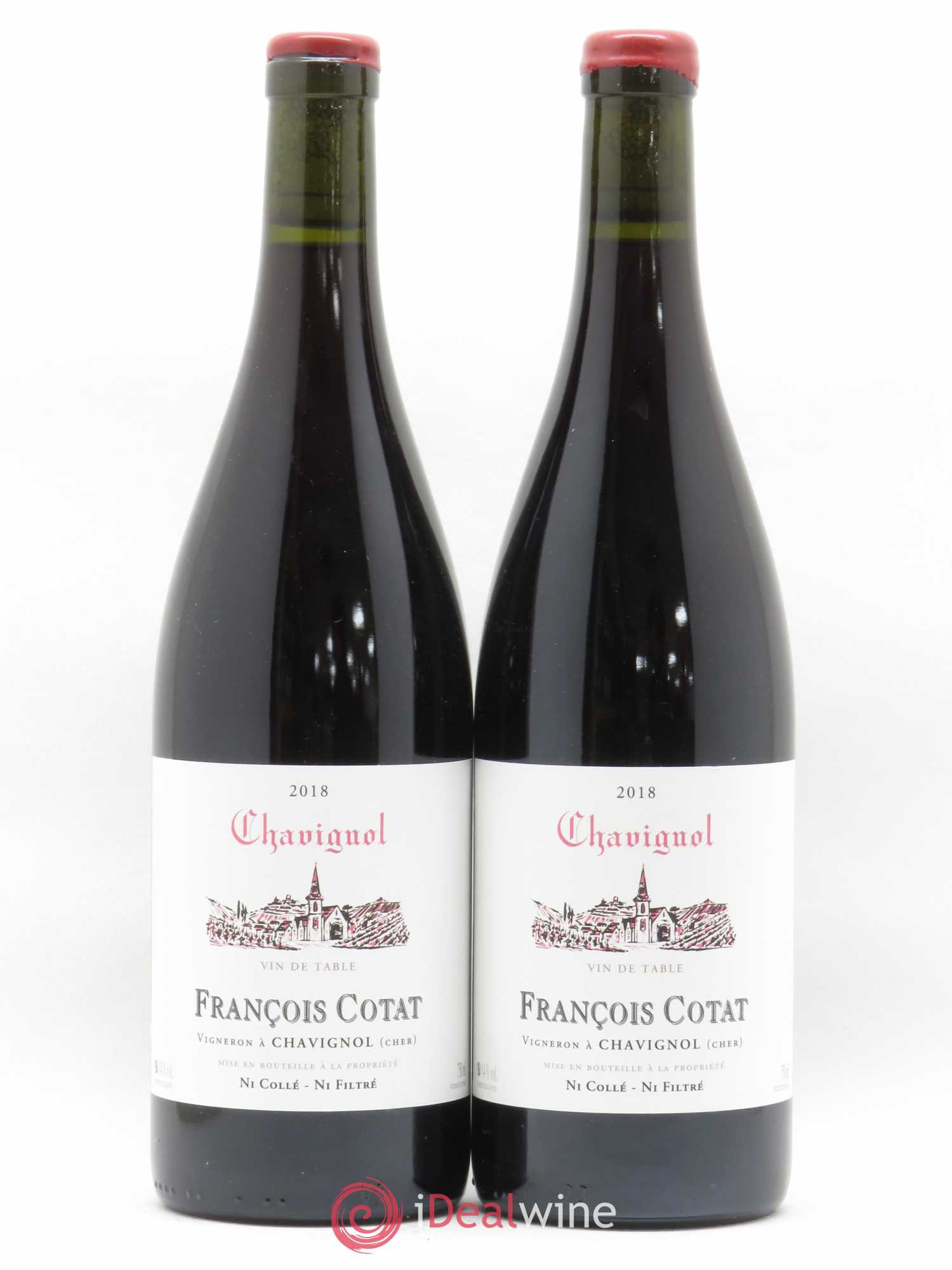 Vin de table - Chavignol François Cotat 2018 - Lot de 2 bouteilles - 0
