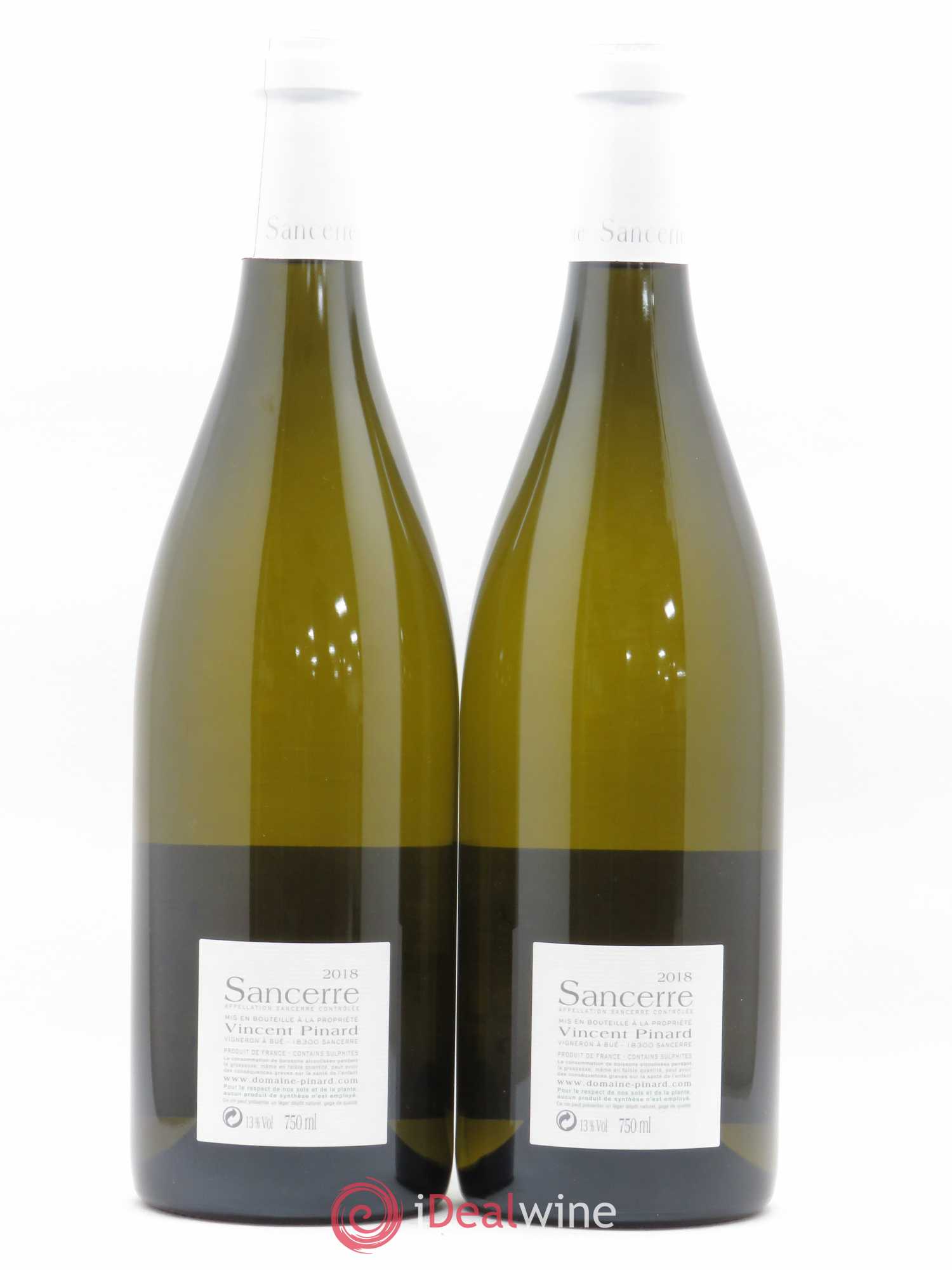Sancerre Florès Vincent Pinard (senza prezzo di riserva) 2018 - Lotto di 2 bottiglie - 1