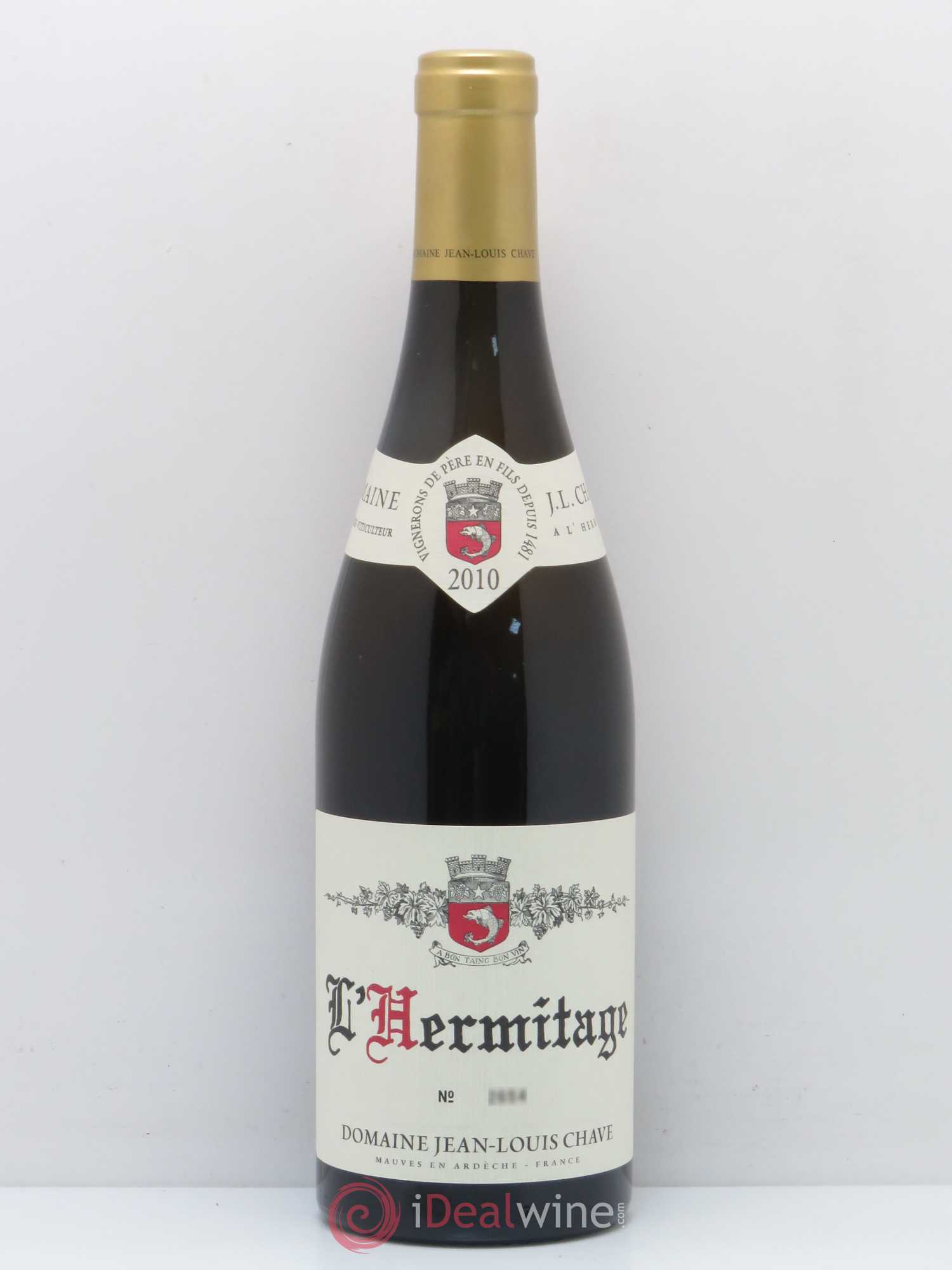 Hermitage Jean-Louis Chave 2010 - Lot de 1 bouteille - 0