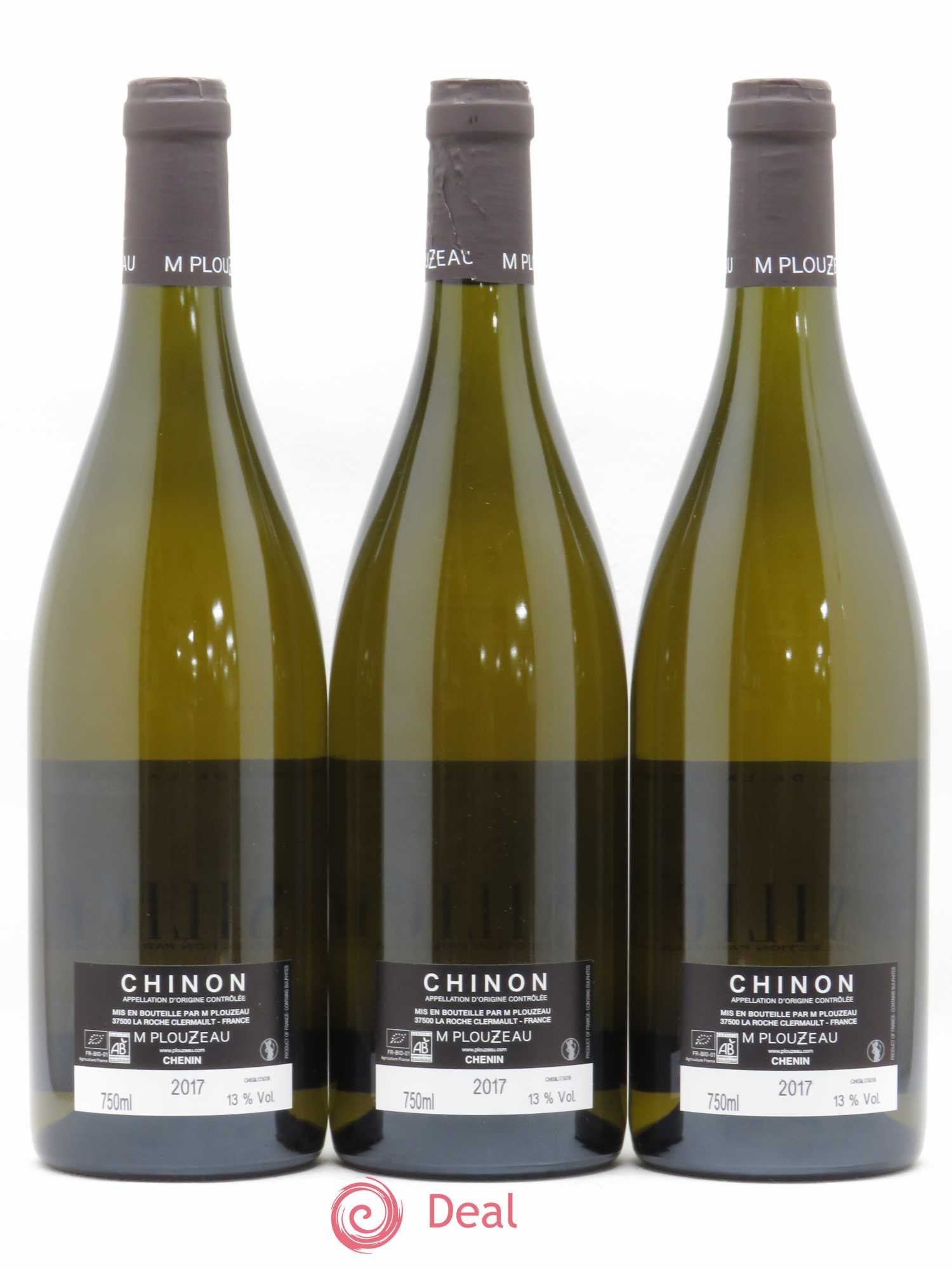 Chinon Silice Château de la Bonneliere (sans prix de réserve) 2017 - Posten von 3 Flaschen - 1