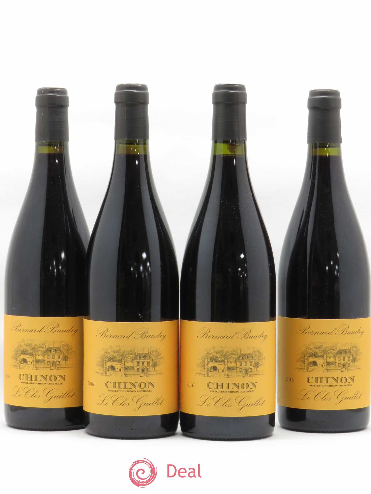 Chinon Le Clos Guillot Bernard Baudry (sans prix de réserve) 2016 - Lot de 4 bouteilles - 0