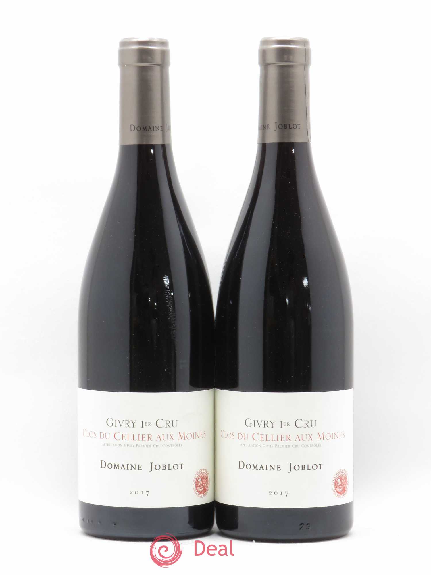 Givry 1er Cru Clos du Cellier aux Moines Joblot (Domaine) 2017 - Lot de 2 bouteilles - 0