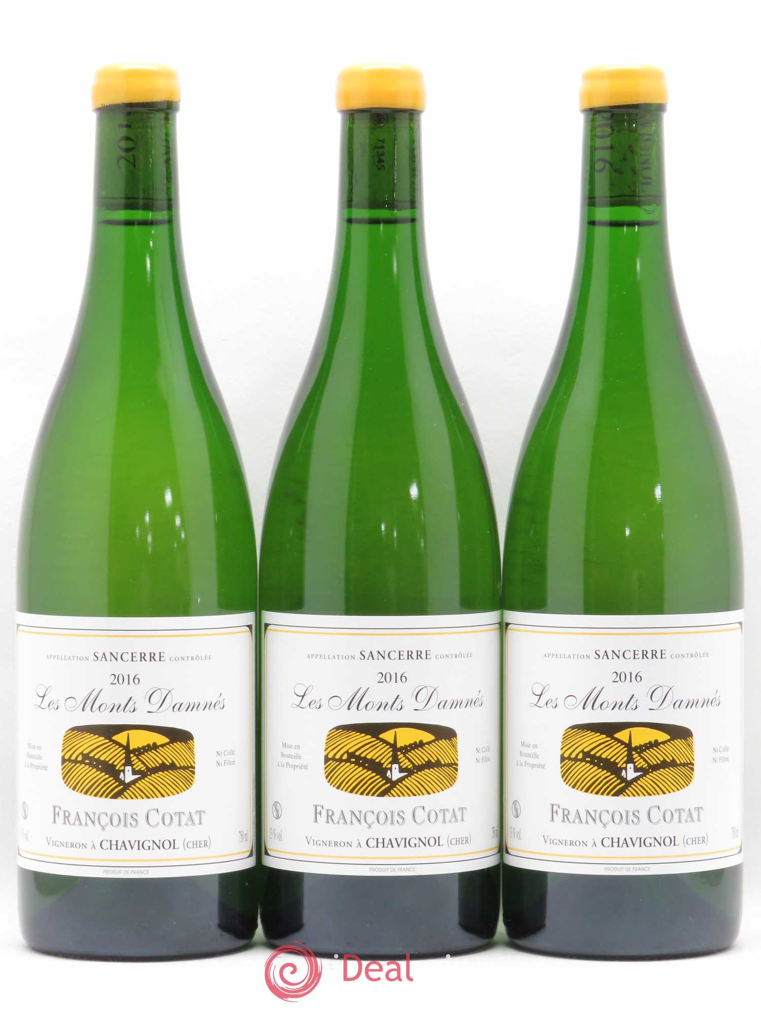 Sancerre Les Monts Damnés François Cotat 2016 - Lot de 3 bouteilles - 0