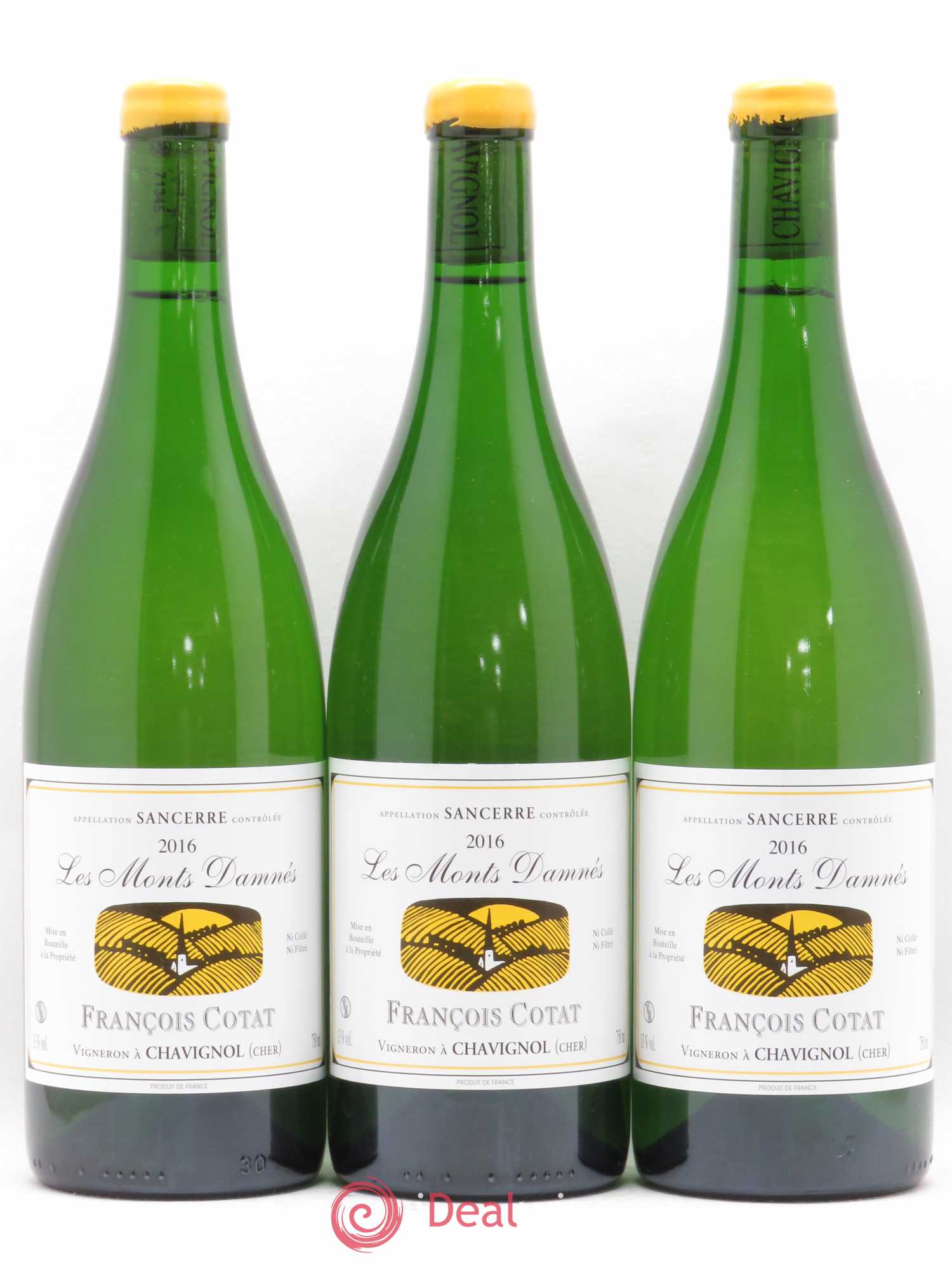 Sancerre Les Monts Damnés François Cotat 2016 - Lot de 3 bouteilles - 0