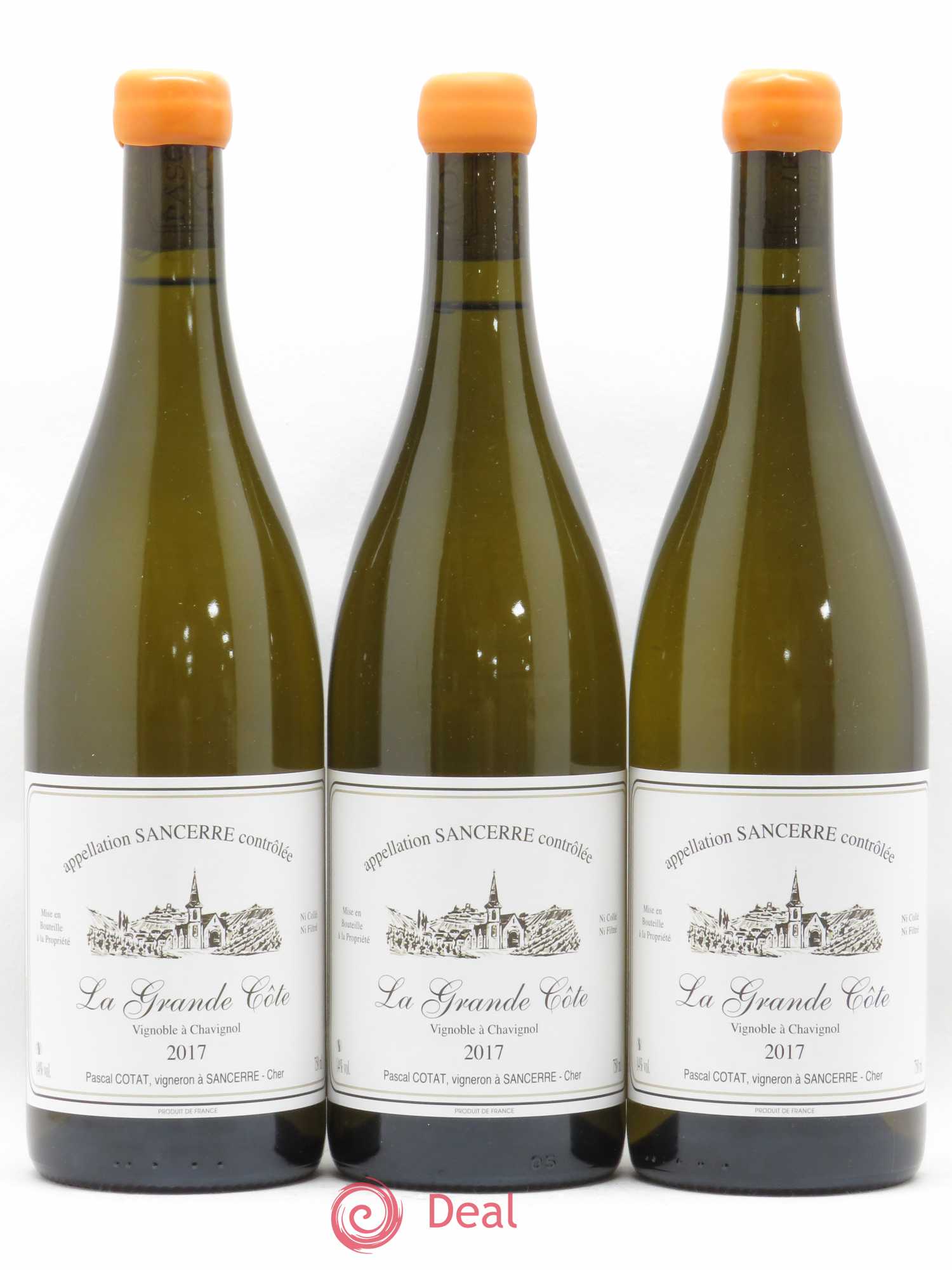 Sancerre La Grande Côte Pascal Cotat 2017 - Lot de 3 bouteilles - 0