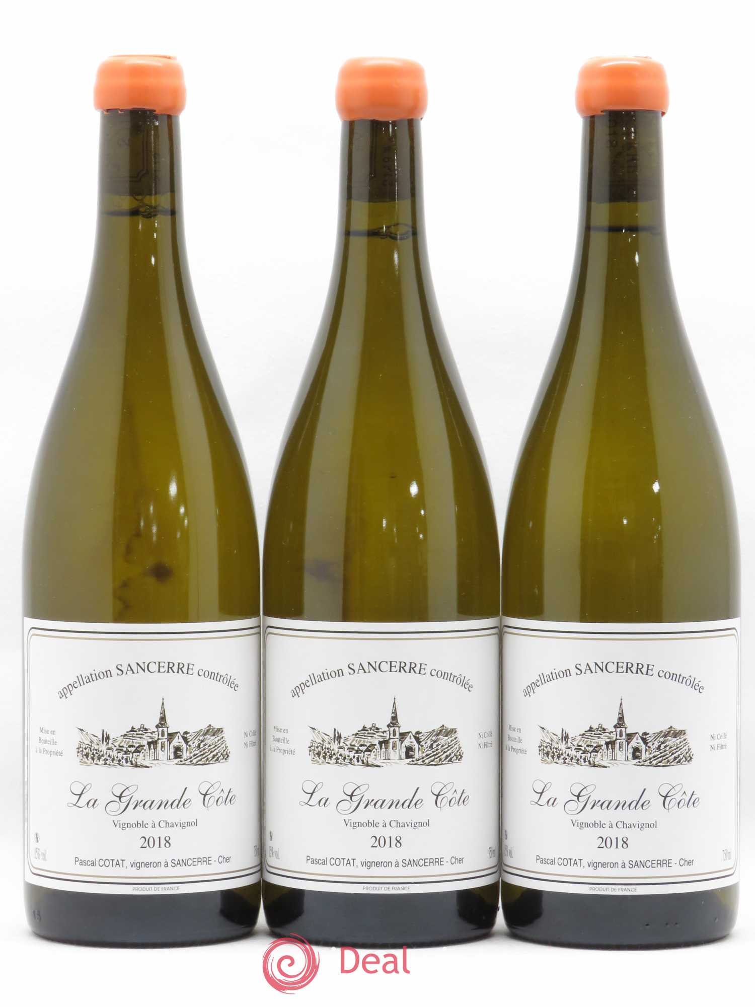 Sancerre La Grande Côte Pascal Cotat 2018 - Lot de 3 bouteilles - 0