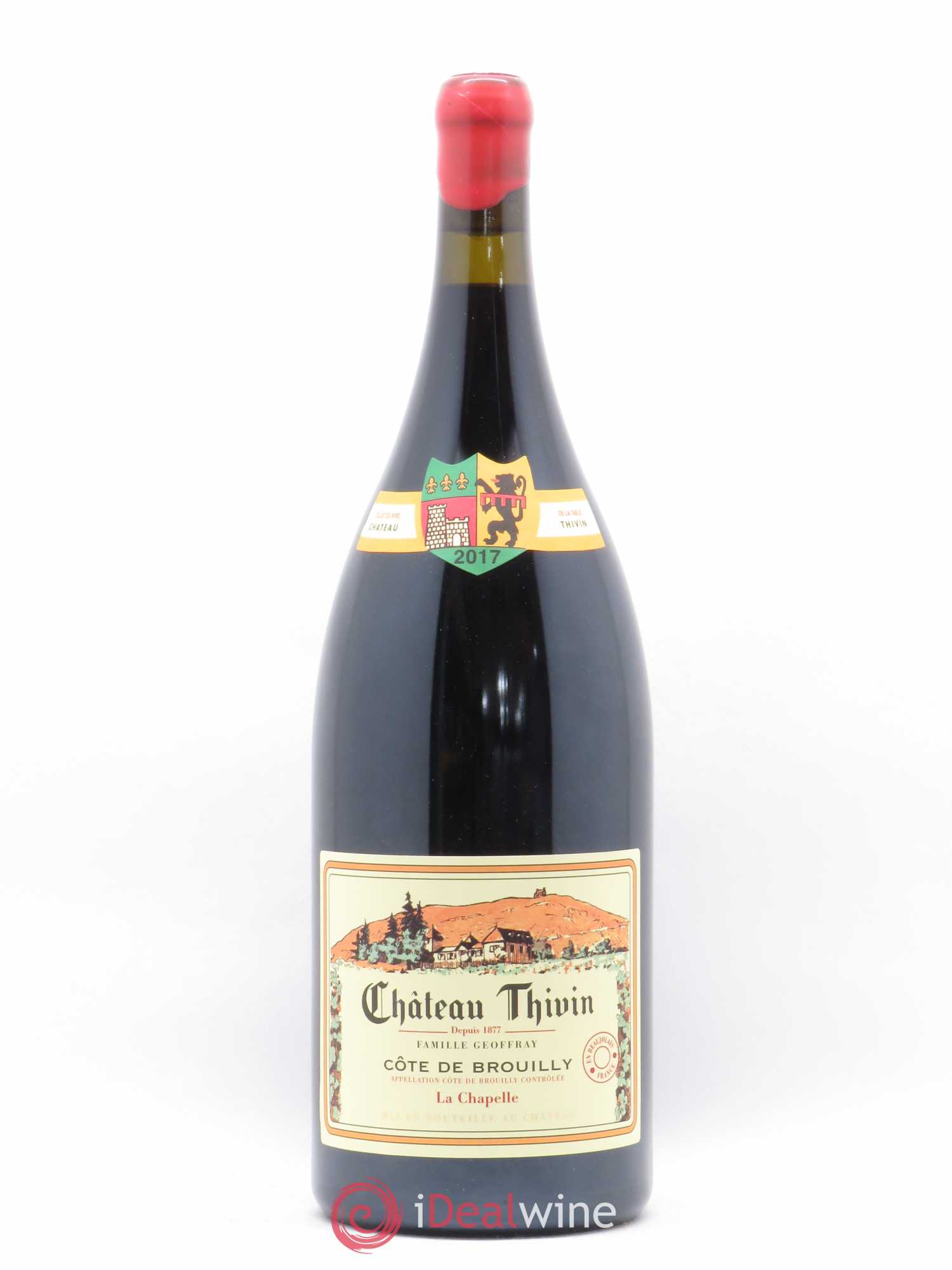 Côte de Brouilly Cuvée La Chapelle Château Thivin 2017 - Lot de 1 magnum - 0
