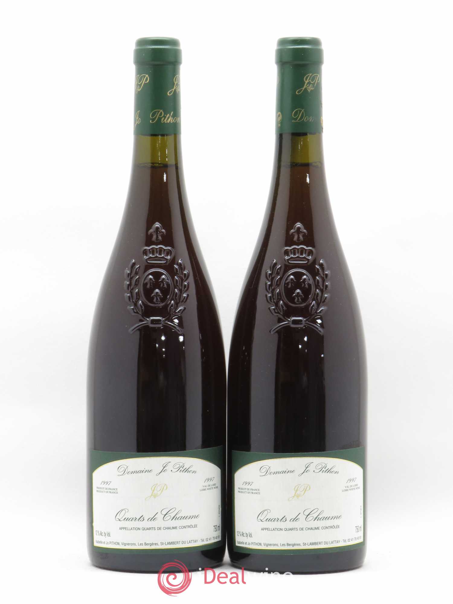 Quarts de Chaume Domaine Jo Pithon (sans prix de réserve) 1997 - Lotto di 2 bottiglie - 0