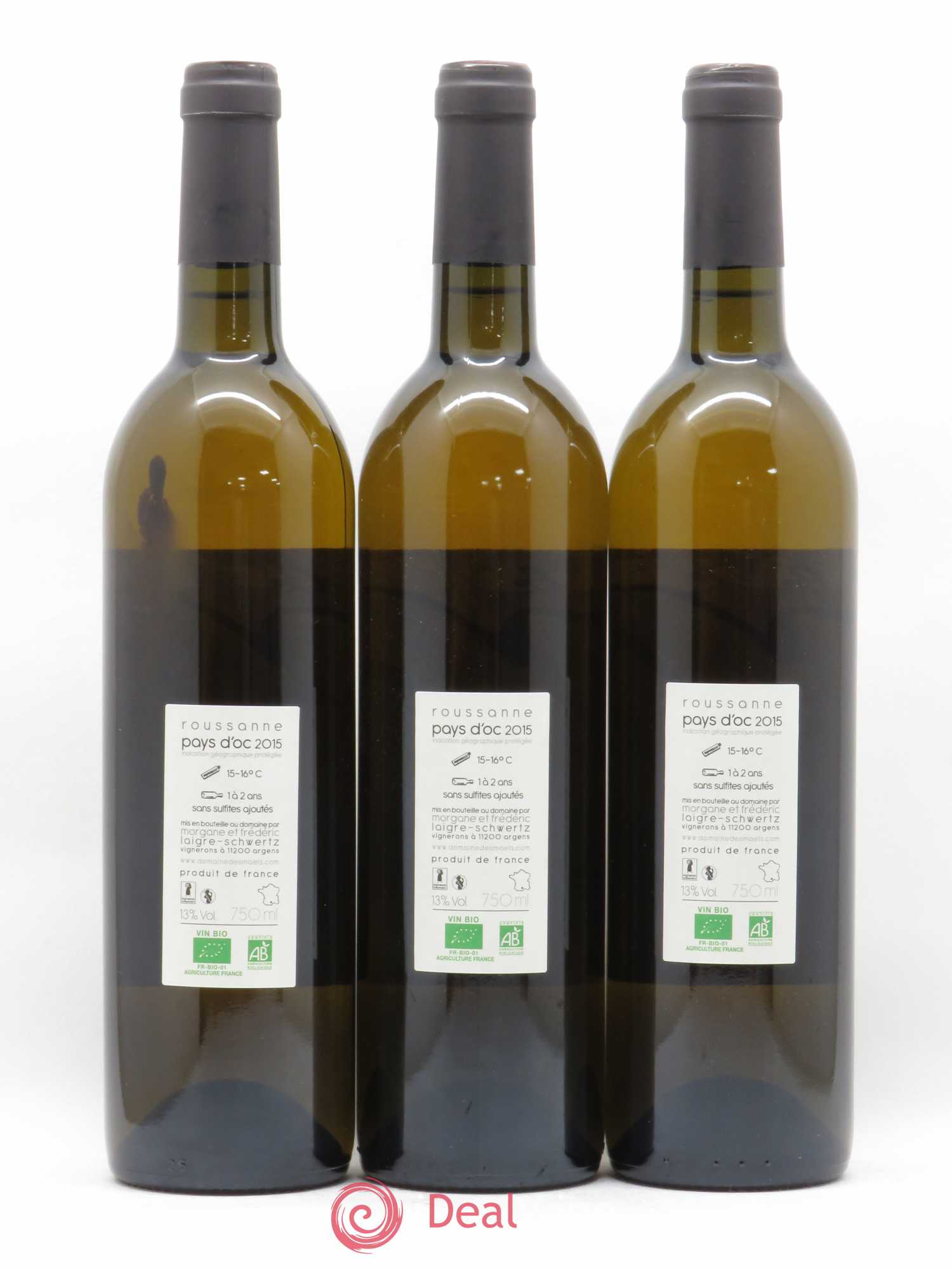 Pays d'Oc Le M des Maels Domaine des Maels (sans prix de réserve) 2015 - Posten von 3 Flaschen - 1