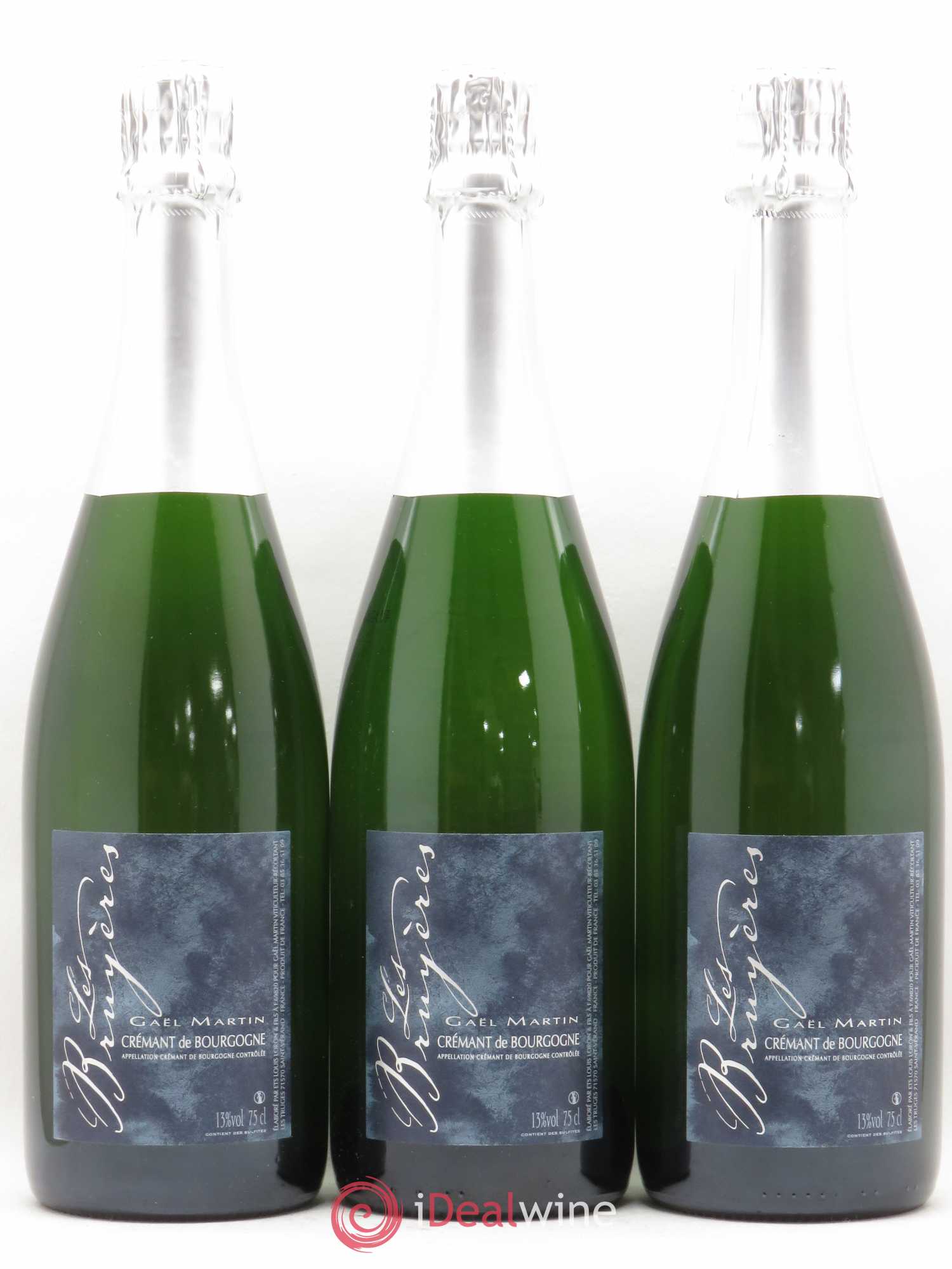 Crémant de Bourgogne Les Bruyères Domaine Gael Martin (sans prix de réserve) - Posten von 6 Flaschen - 2