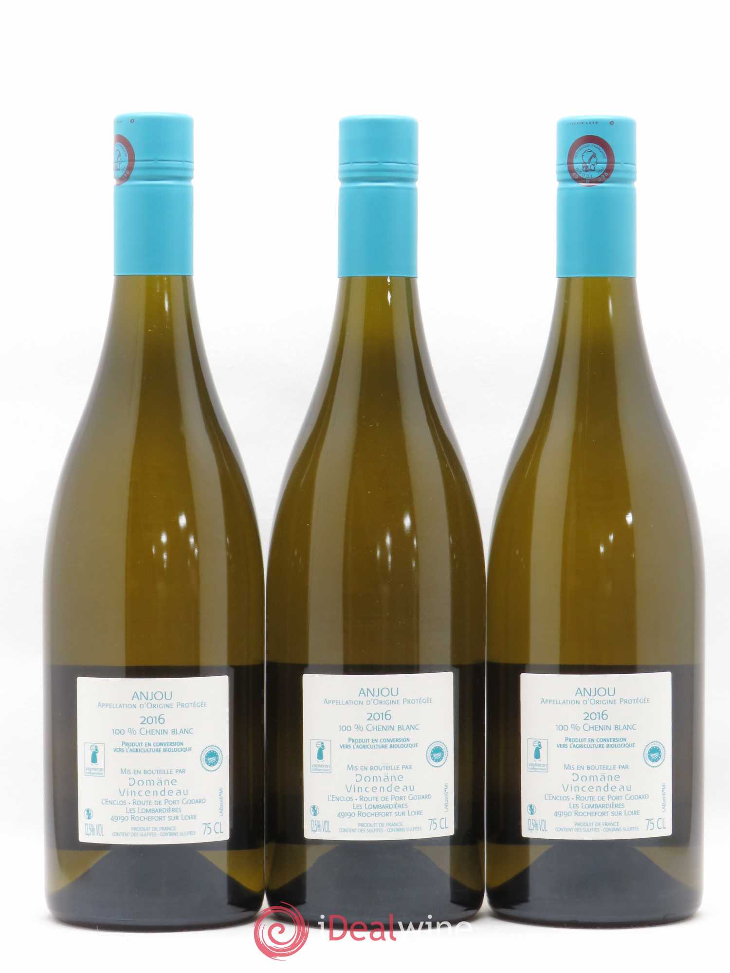 Anjou Le Raguenet Domaine Vincendeau (no reserve) 2016 - Lot of 6 bottles - 2