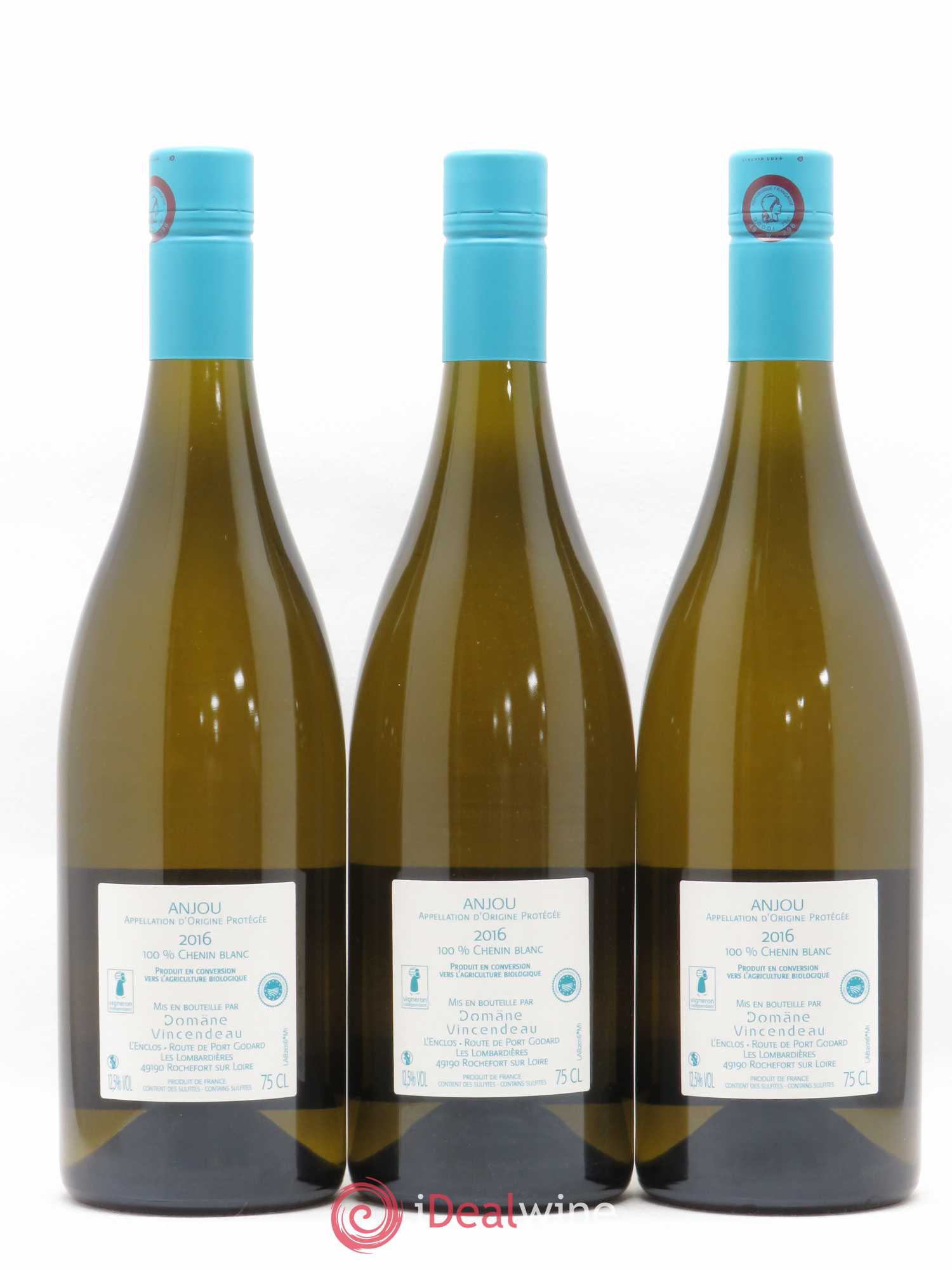 Anjou Le Raguenet Domaine Vincendeau (no reserve) 2016 - Lot of 6 bottles - 4