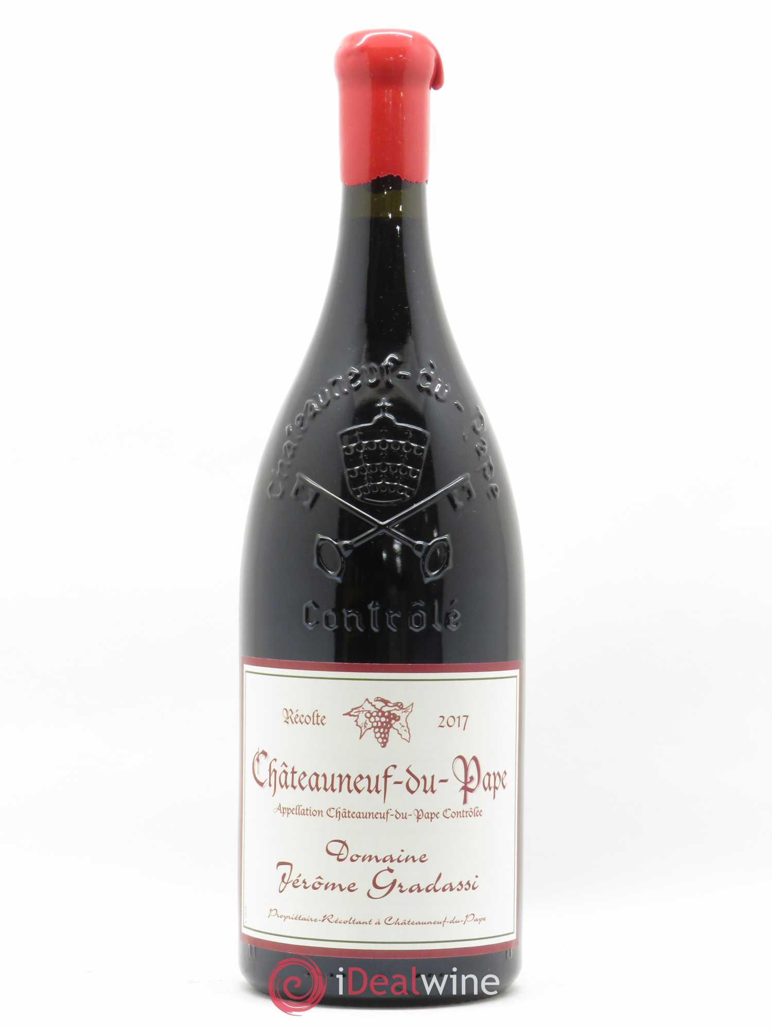 Châteauneuf-du-Pape Jerôme Gradassi 2017 - Lot de 1 magnum - 0