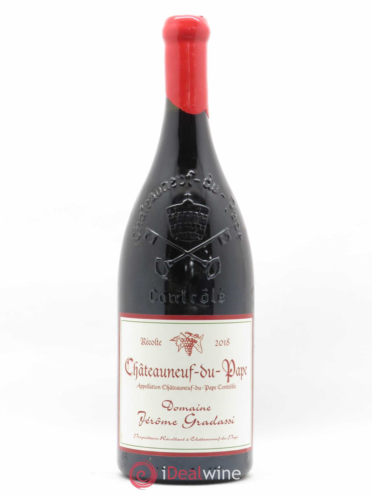 Châteauneuf-du-Pape Jerôme Gradassi 2018 - Lot de 1 magnum - 0