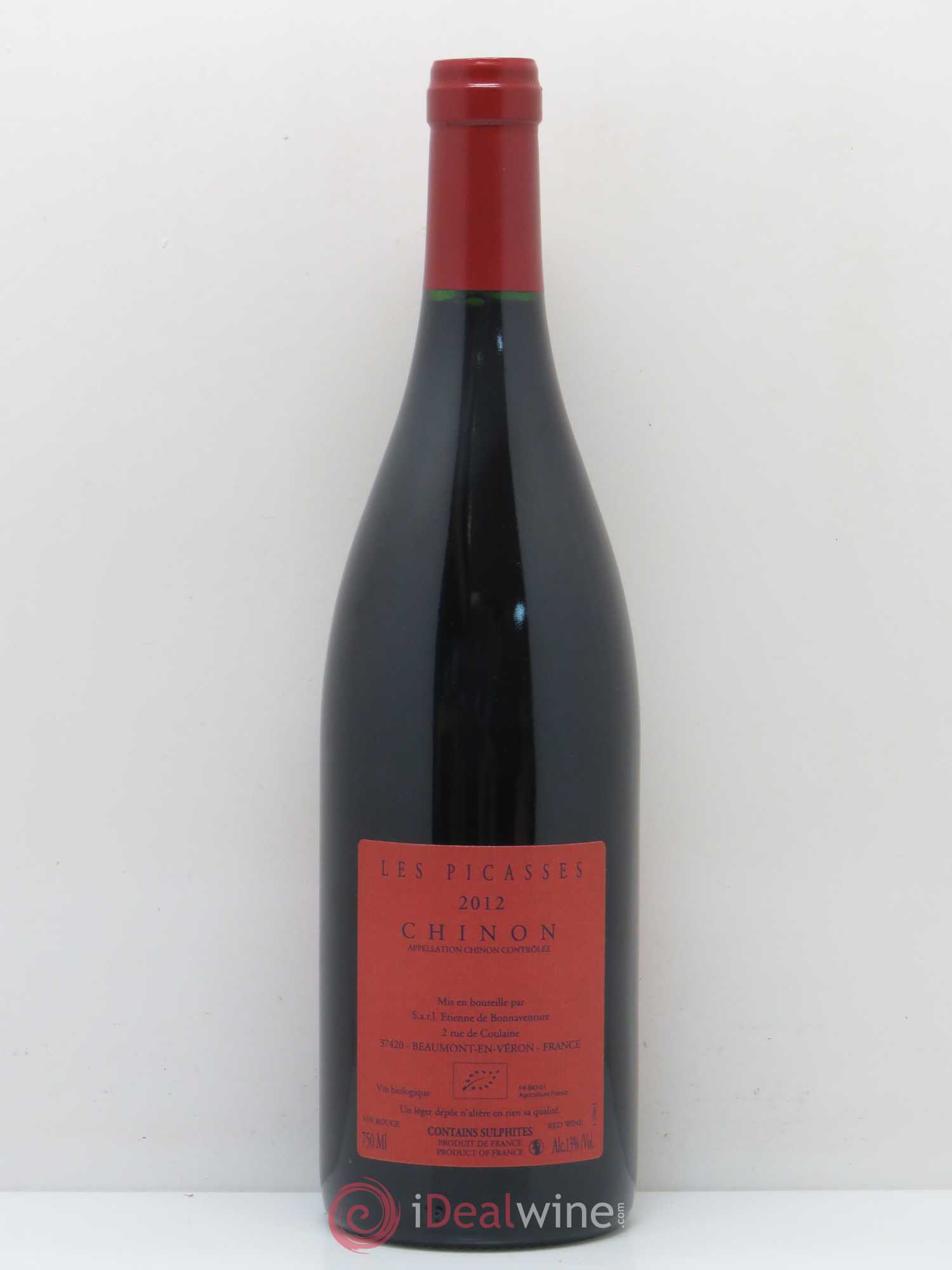 Chinon Château De Coulaine Les Picasses 2012 - Posten von 1 Flasche - 1