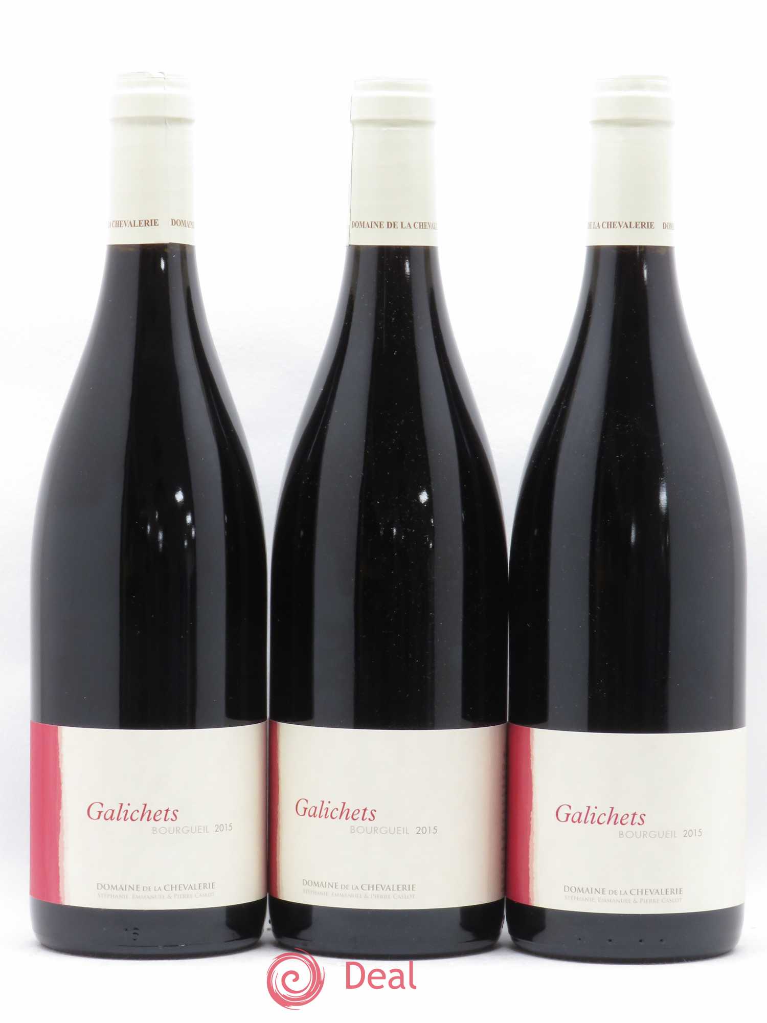 Bourgueil Galichets Domaine de la Chevalerie (sans prix de réserve) 2015 - Lot de 3 bouteilles - 0
