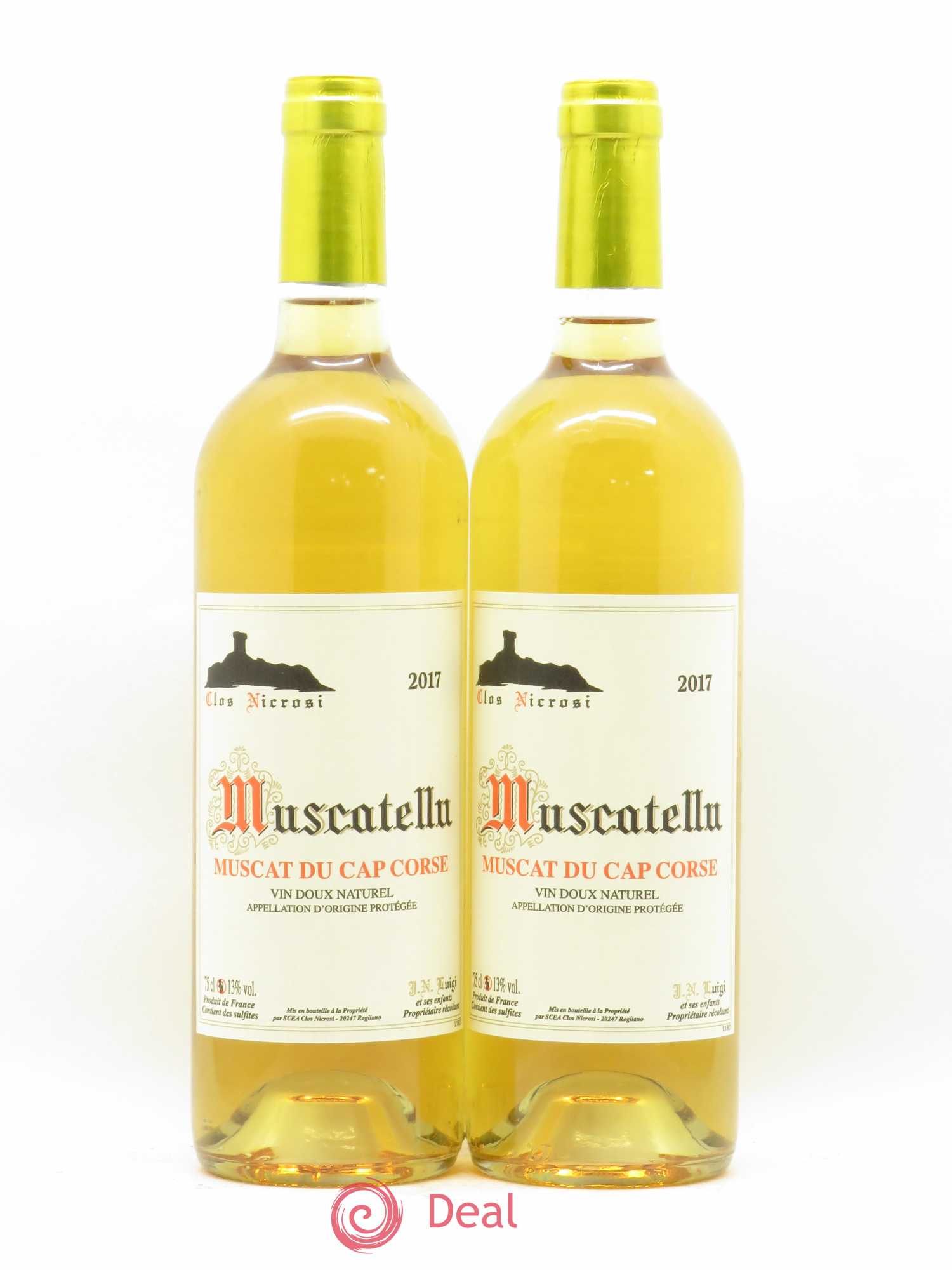 Muscat du Cap Corse Clos Nicrosi Muscatella 2017 - Lotto di 2 bottiglie - 0