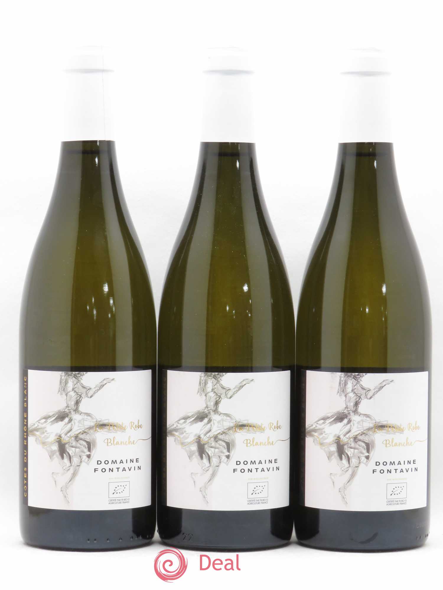 Côtes-du-Rhône La Petite Robe Blanche Domaine Fontavin (sans prix de réserve) 2018 - Posten von 3 Flaschen - 0