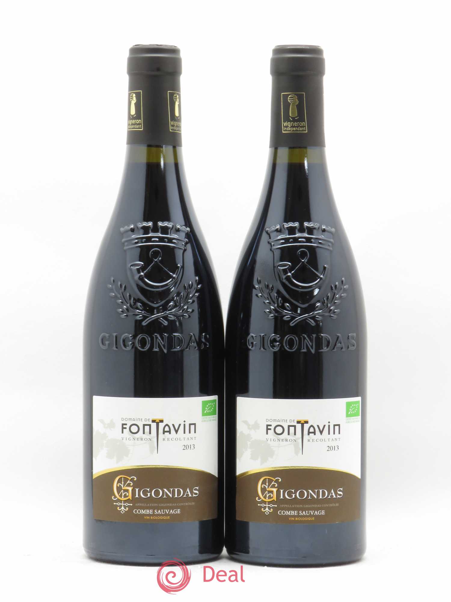 Gigondas Combe Sauvage Domaine de Fontavin (sans prix de réserve) 2013 - Posten von 2 Flaschen - 0