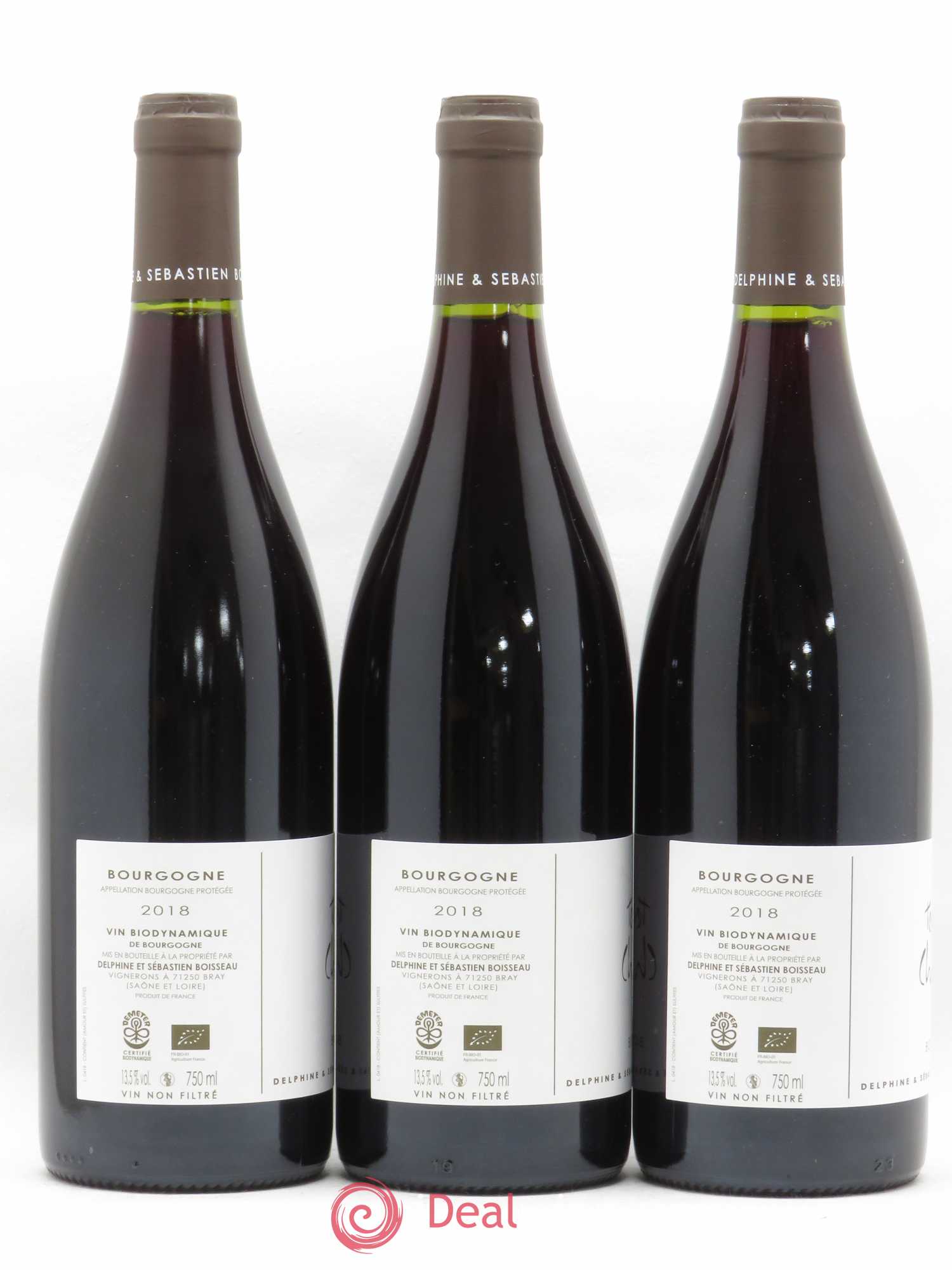 Bourgogne La Vigne Mouton Terres de Chazeux (sans prix de réserve) 2018 - Posten von 3 Flaschen - 1