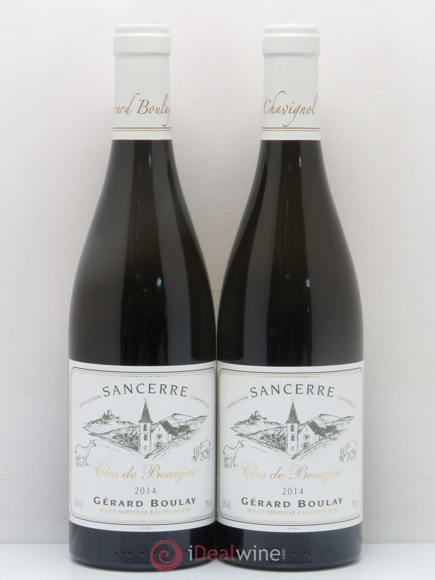 Sancerre Clos de Beaujeu Gérard Boulay 2014 - Lot de 2 bouteilles - 0