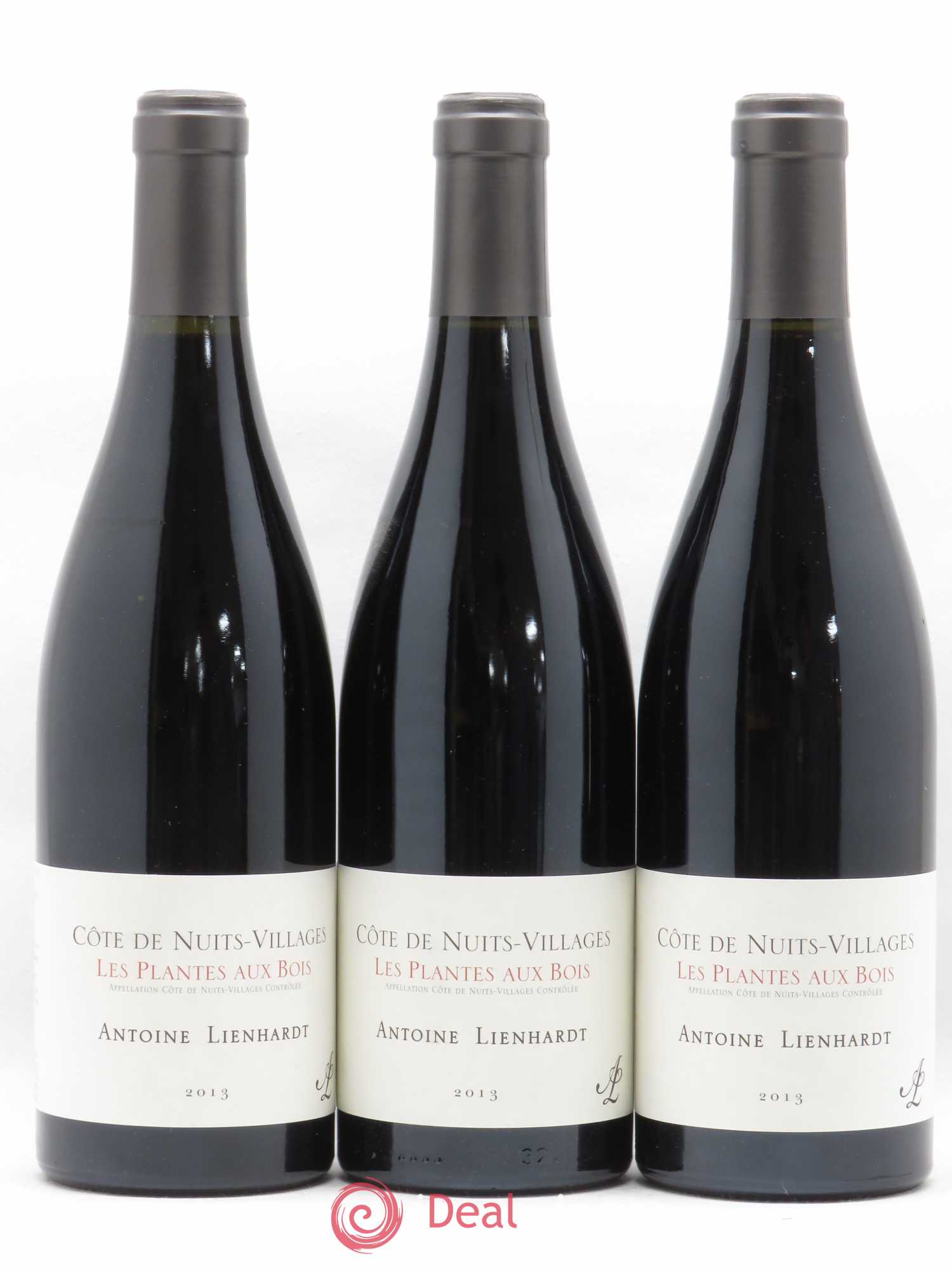 Côte de Nuits-Villages Les Plantes aux Bois Antoine Lienhardt (sans prix de réserve) 2013 - Posten von 3 Flaschen - 0