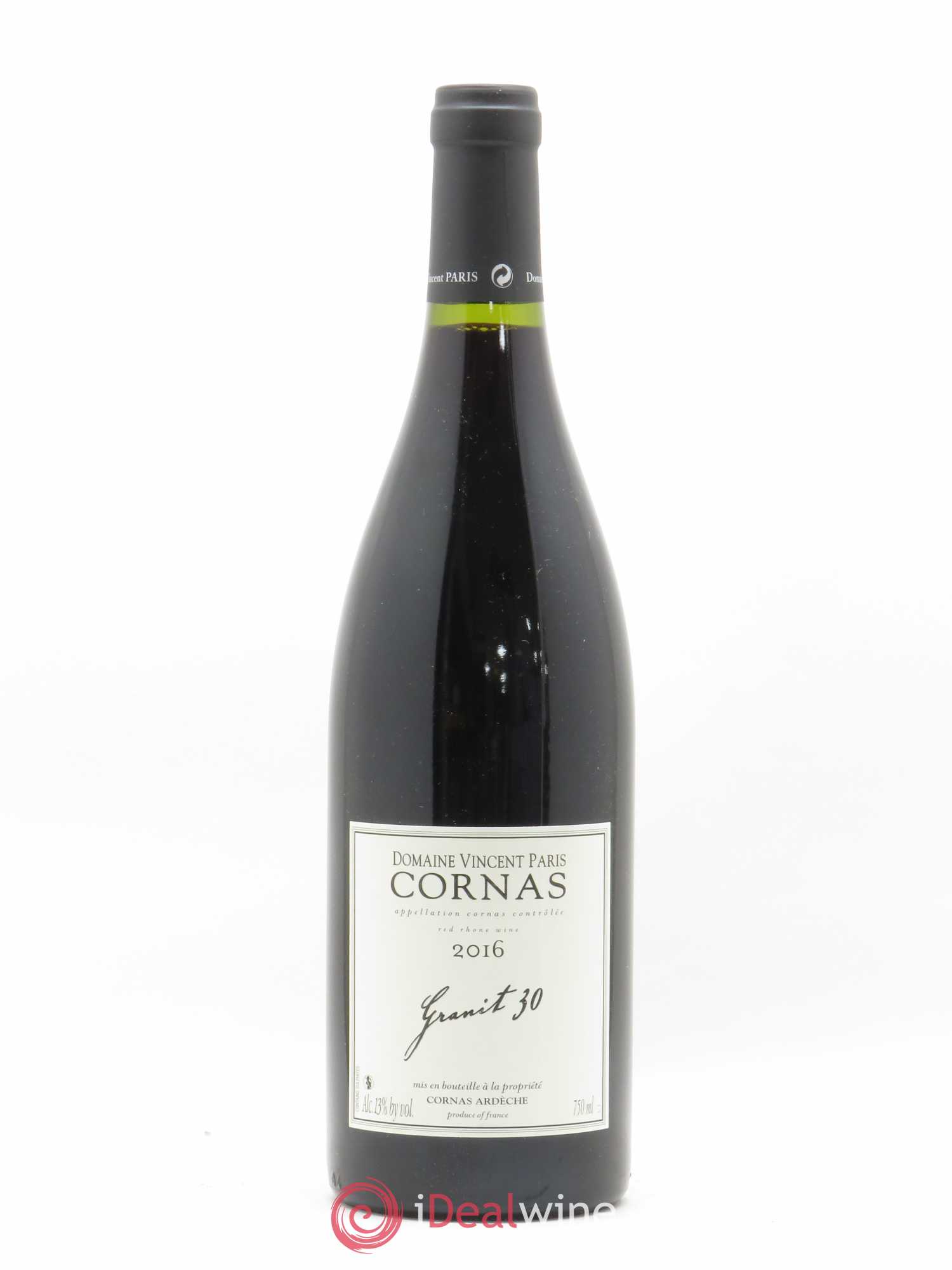 Cornas Granit 30 Vincent Paris 2016 - Lot de 1 bouteille - 0