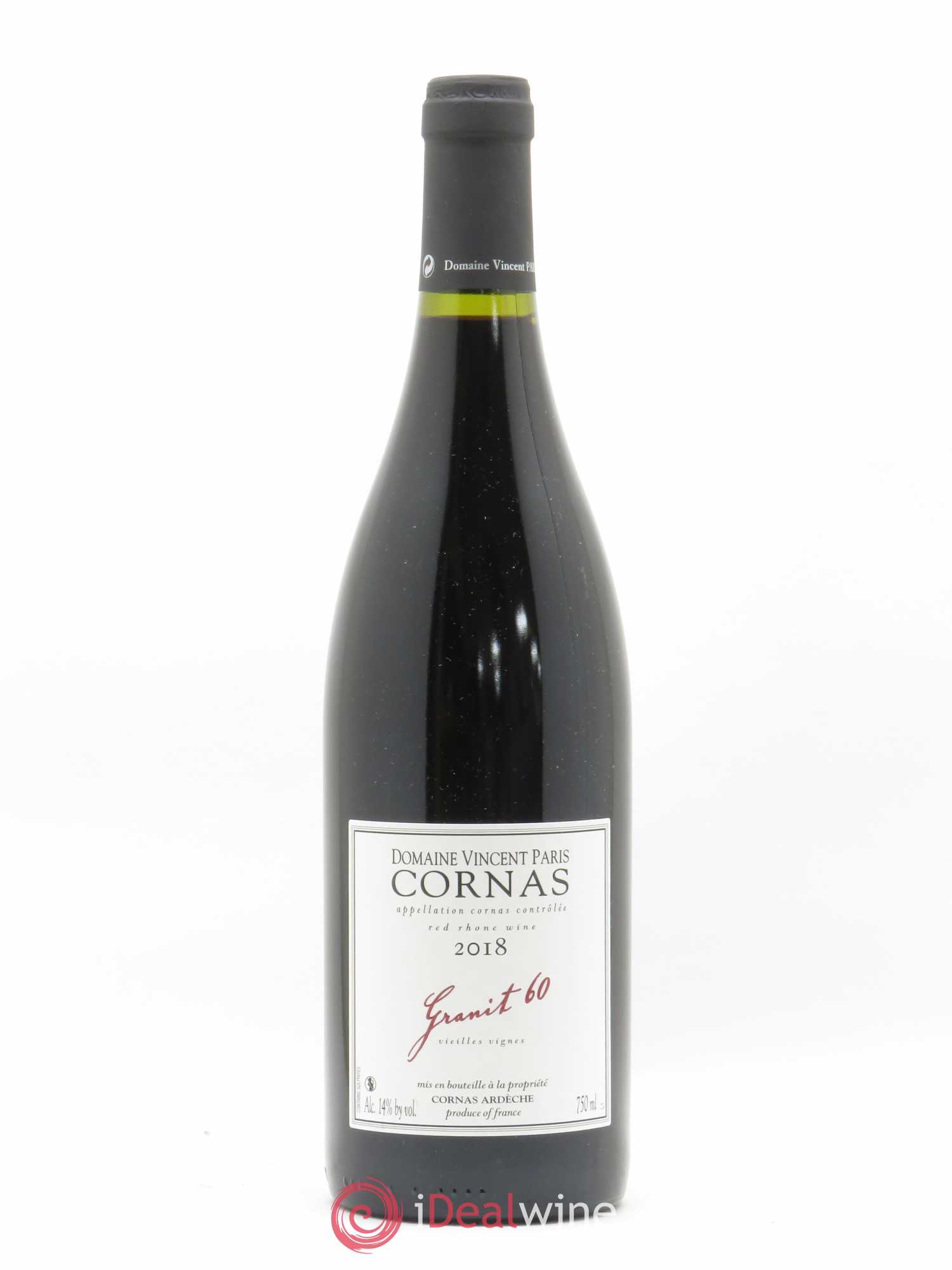 Cornas Granit 60 Vieilles Vignes Vincent Paris 2018 - Lot de 1 bouteille - 0