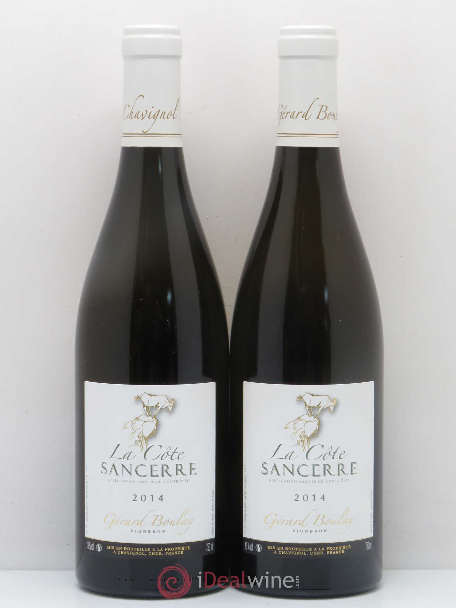 Sancerre Gérard Boulay La Côte (sans prix de réserve) 2014 - Posten von 2 Flaschen - 0