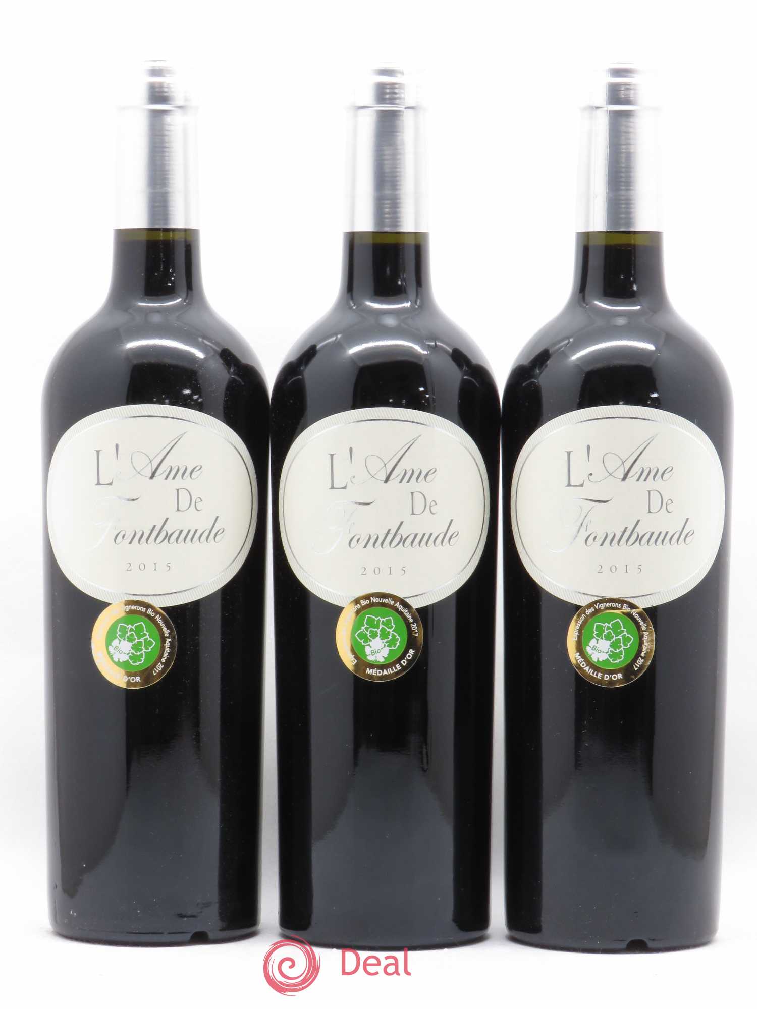 Castillon-Côtes-de-Bordeaux (Côtes-de-Castillon) Château Fontbaude Ame de Fontbaude (sans prix de réserve) 2015 - Posten von 6 Flaschen - 1