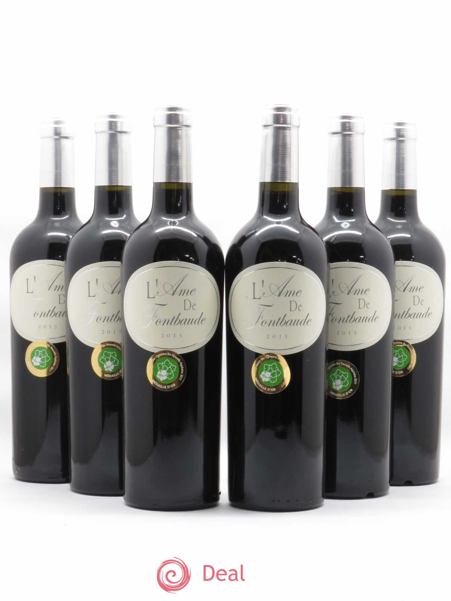 Castillon-Côtes-de-Bordeaux (Côtes-de-Castillon) Château Fontbaude Ame de Fontbaude (sans prix de réserve) 2015 - Posten von 6 Flaschen - 0