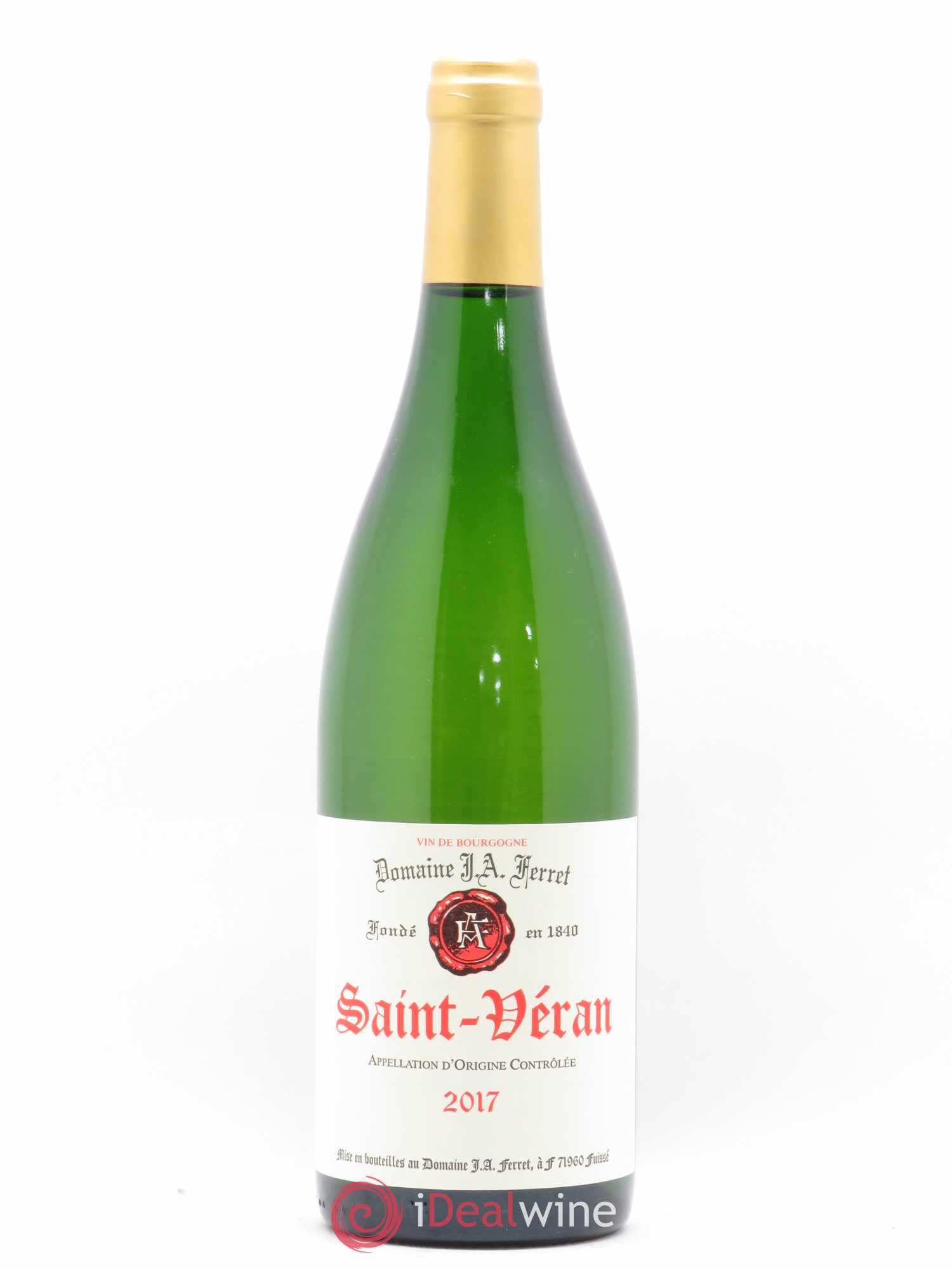 Saint-Véran J.A. Ferret (Domaine) 2017 - Lot de 1 bouteille - 0