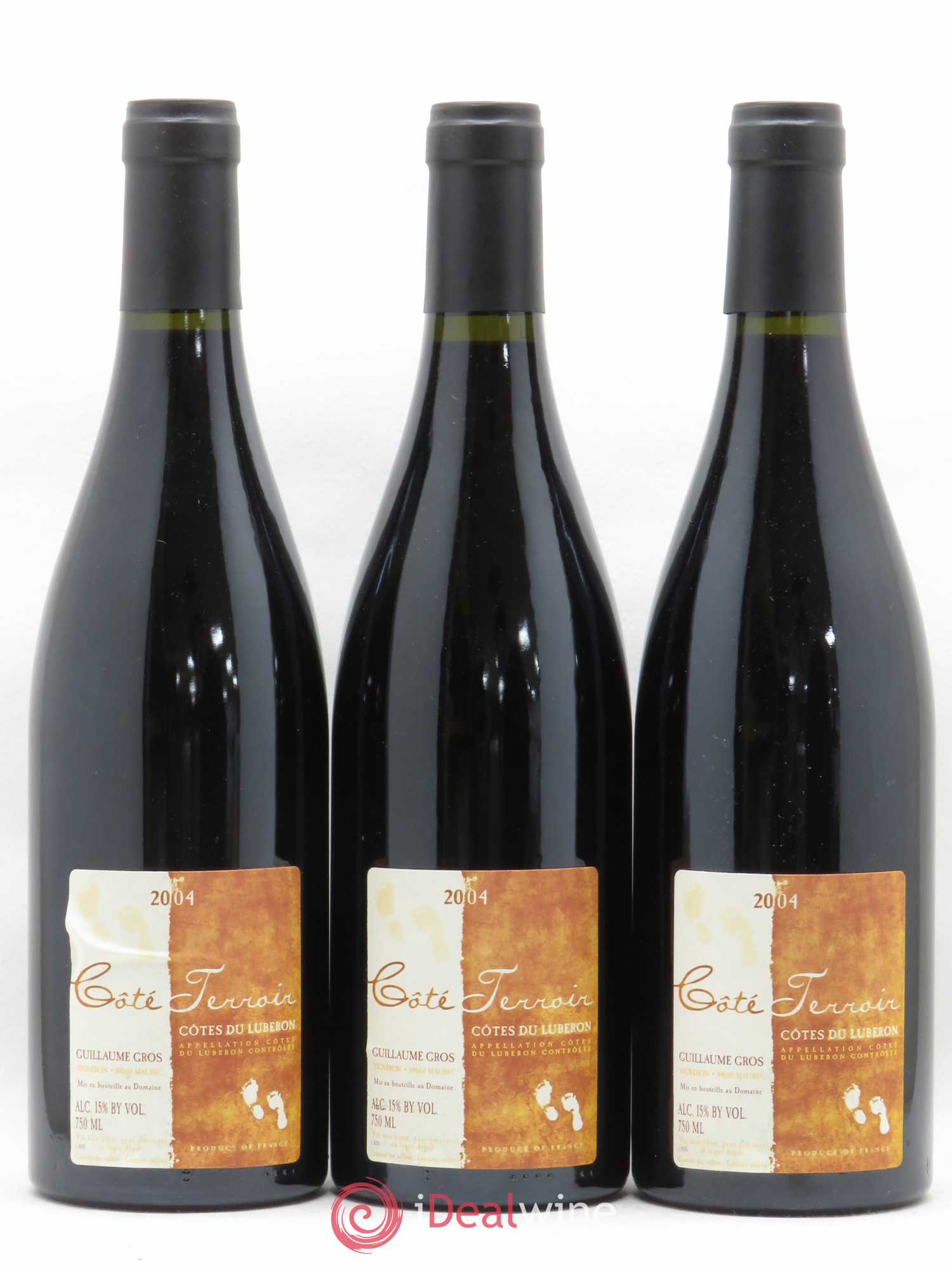 Luberon Coté Terroir Guillaume Gros (sans prix de réserve) 2004 - Posten von 6 Flaschen - 2