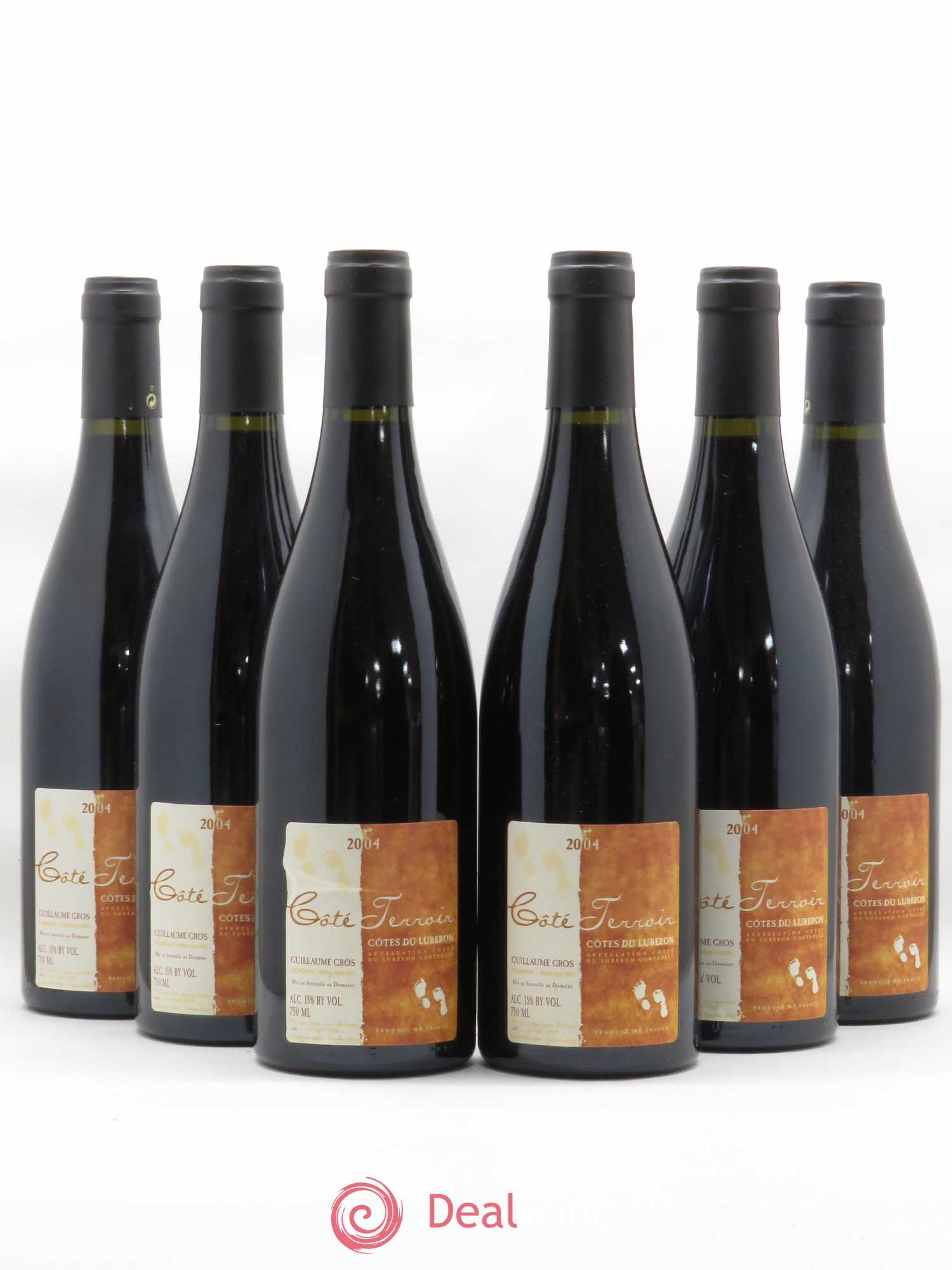 Luberon Coté Terroir Guillaume Gros (sans prix de réserve) 2004 - Posten von 6 Flaschen - 0